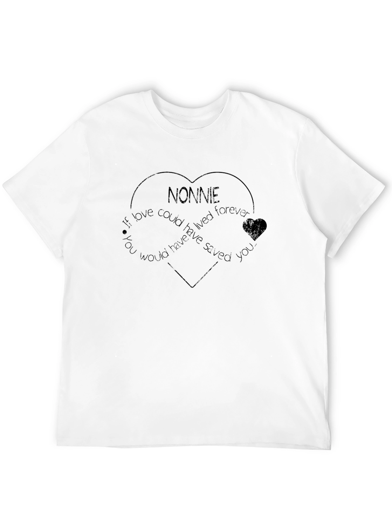 Memorial Nonnie T-Shirt: Forever in Our Hearts