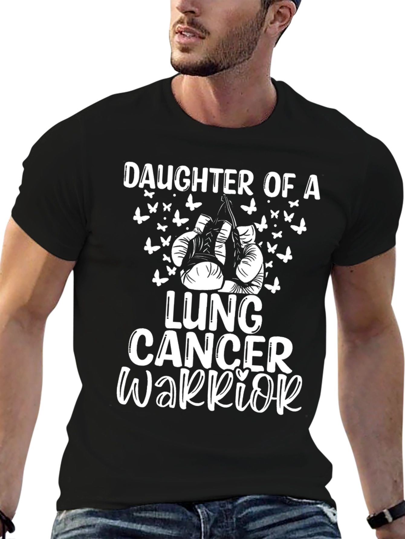 Lung Cancer Warrior Daughter T-Shirt