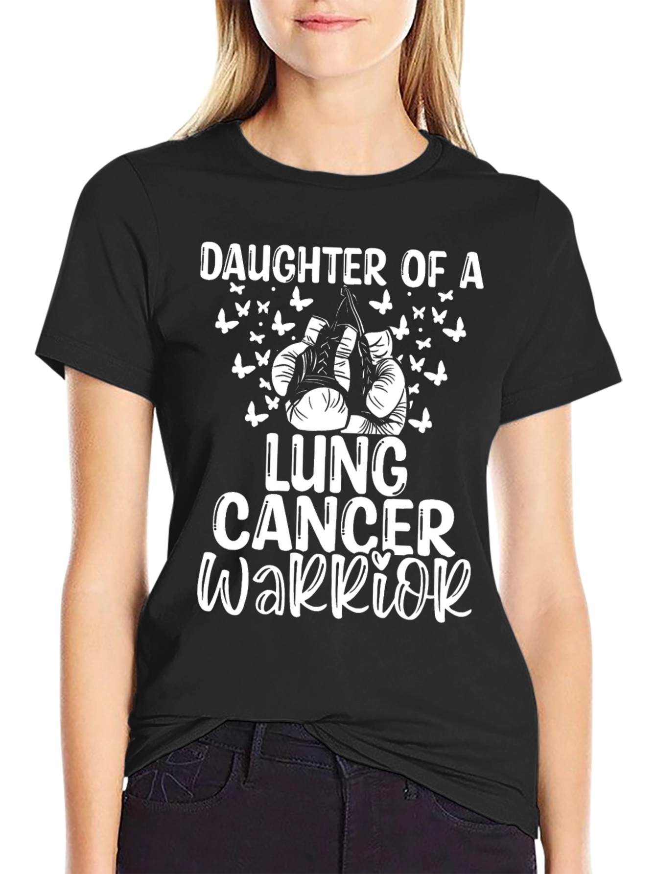 Lung Cancer Warrior Daughter T-Shirt