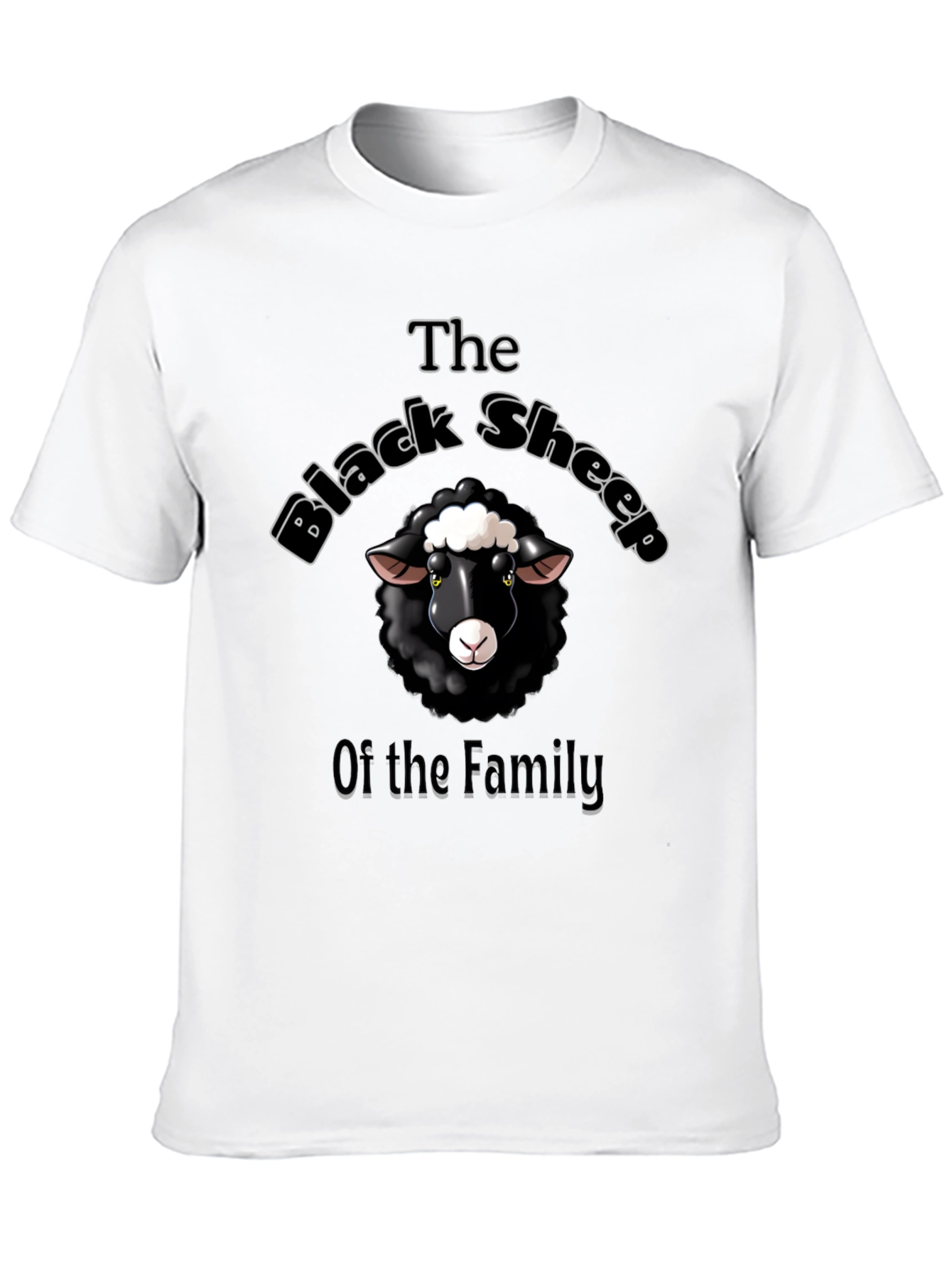 Black Sheep T-Shirt - Unique Family Statement Tee