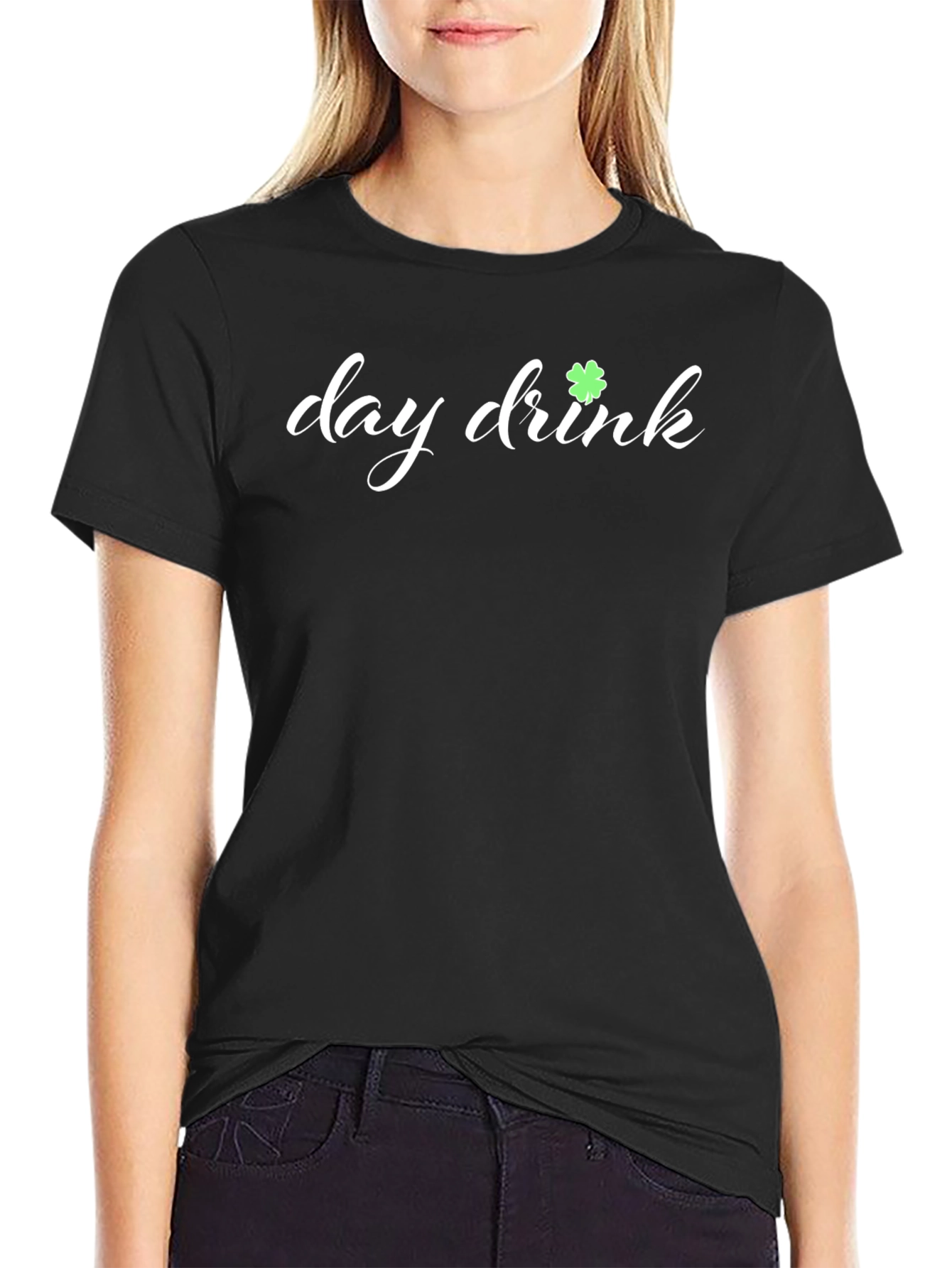 Day Drink St. Patricks Day Black T-Shirt