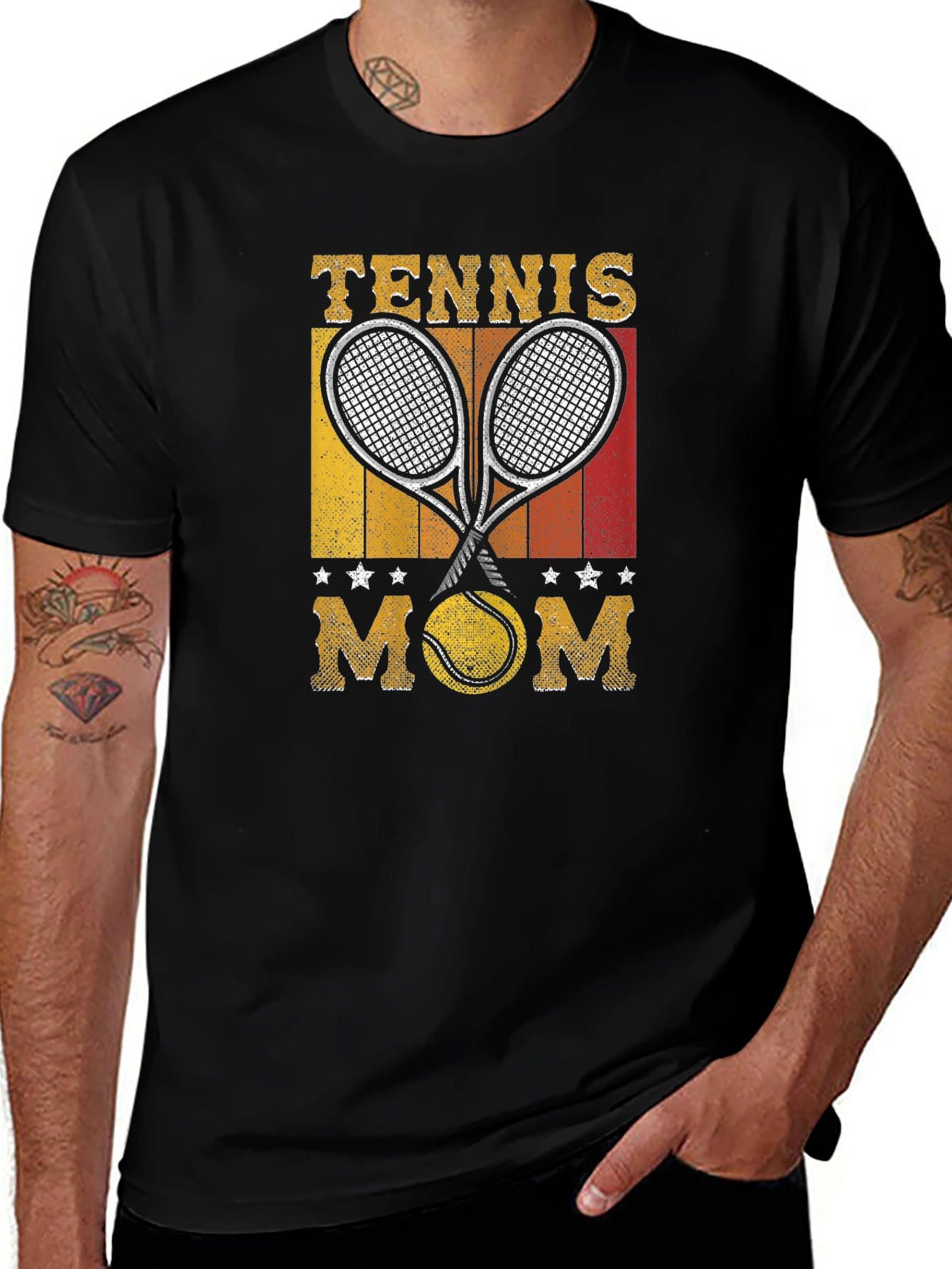 Tennis Mom Graphic Tee - Stylish Comfort Fit