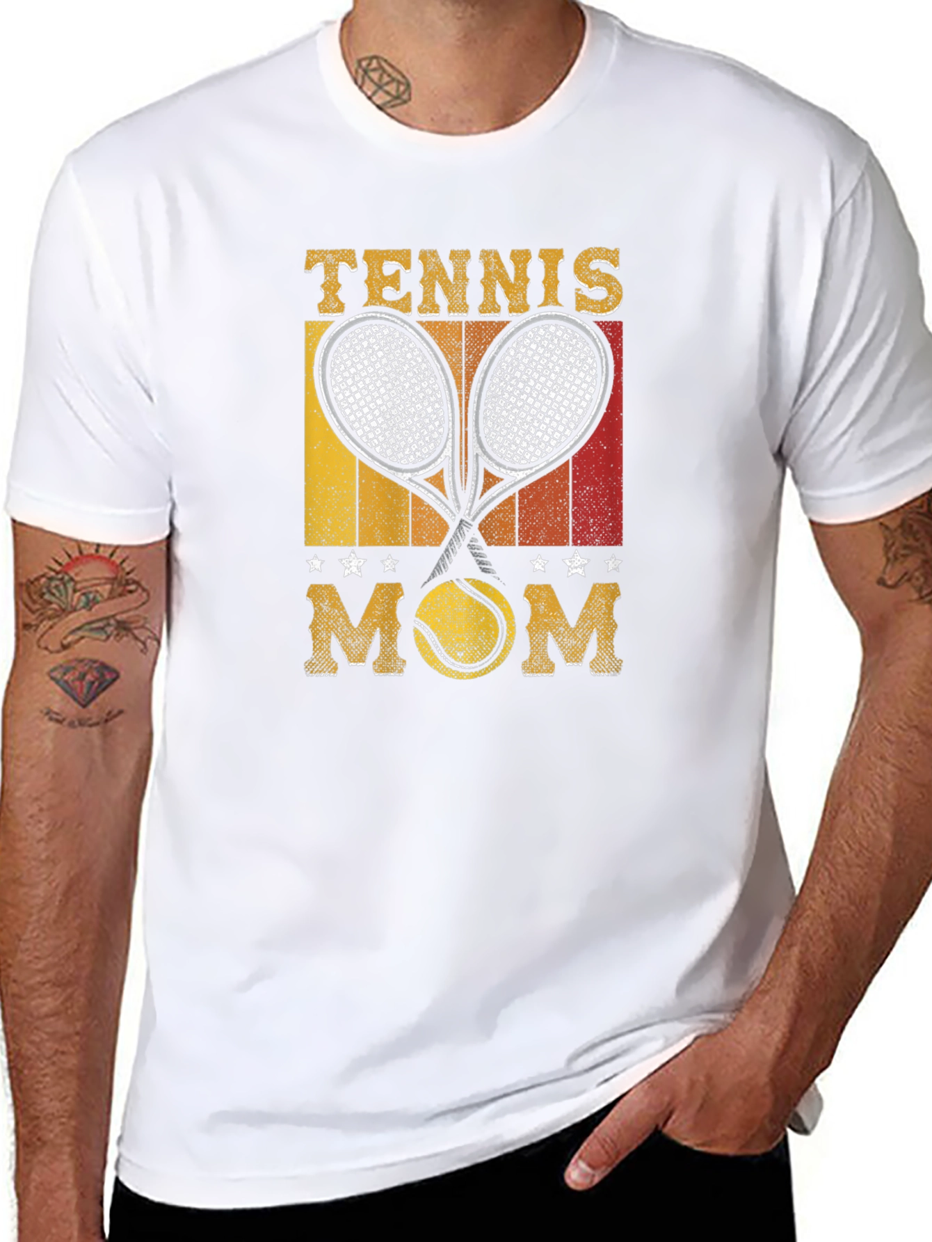 Tennis Mom Graphic Tee - Stylish Comfort Fit