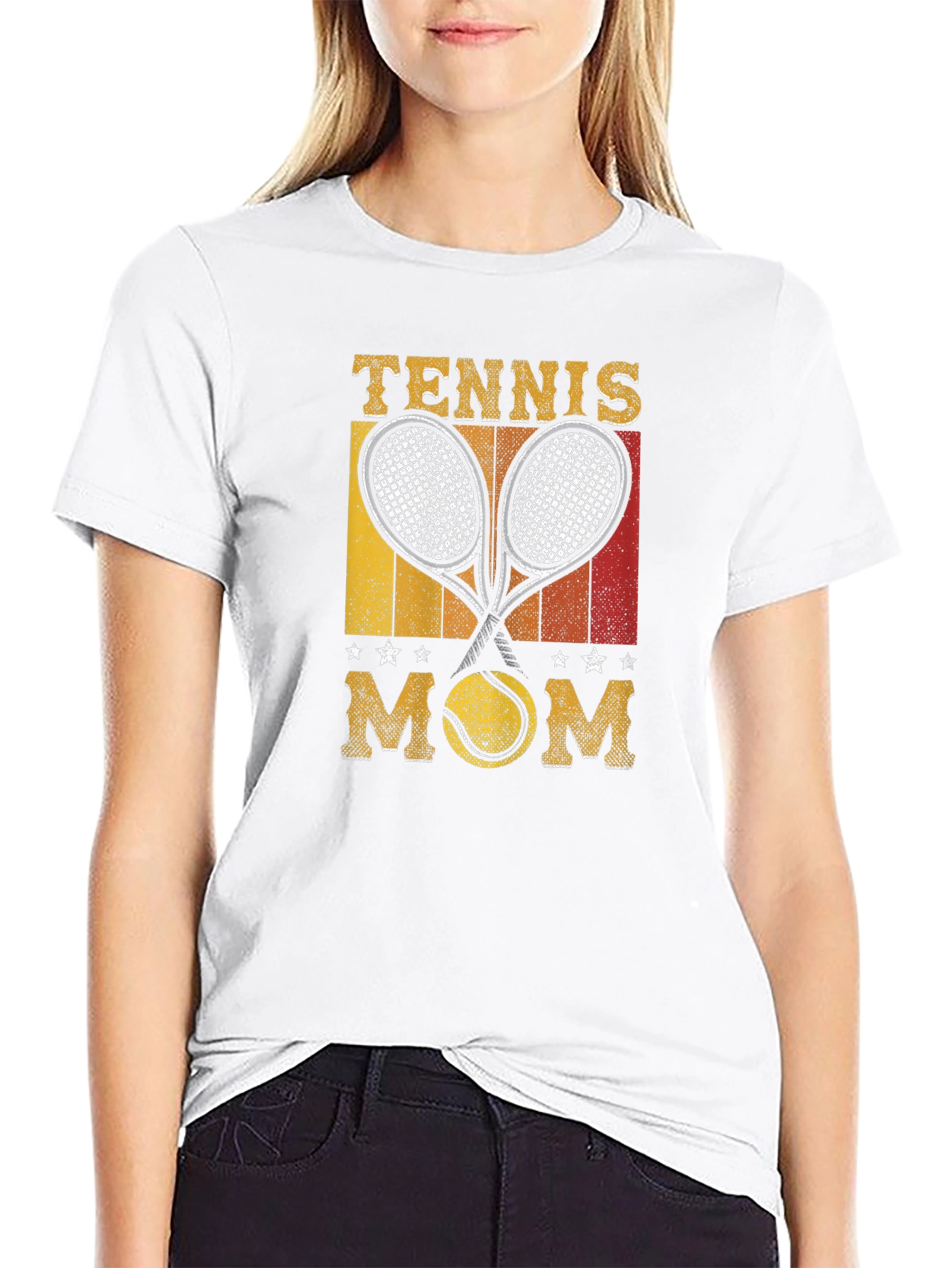 Tennis Mom Graphic Tee - Stylish Comfort Fit
