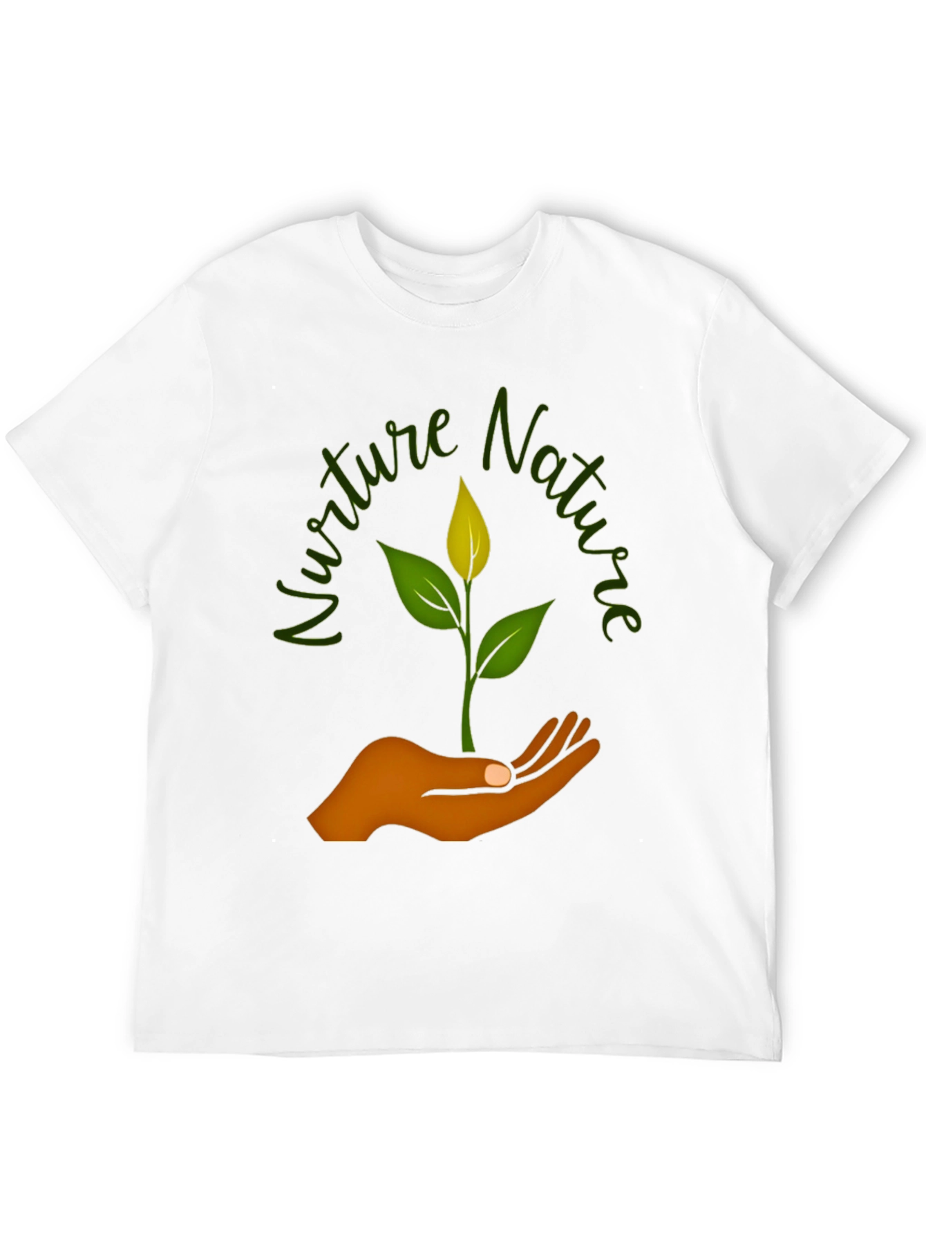 Nurture Nature Graphic T-Shirt - Black