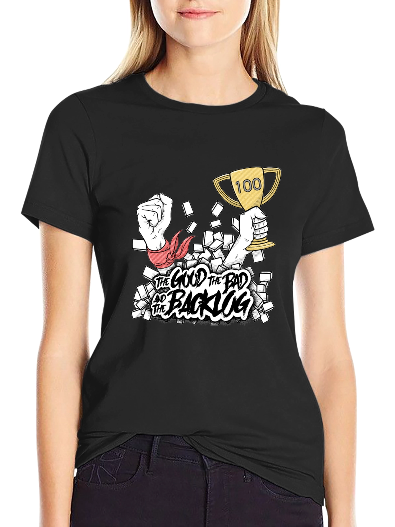 The Good The Bad and The Backlog Graphic Tee