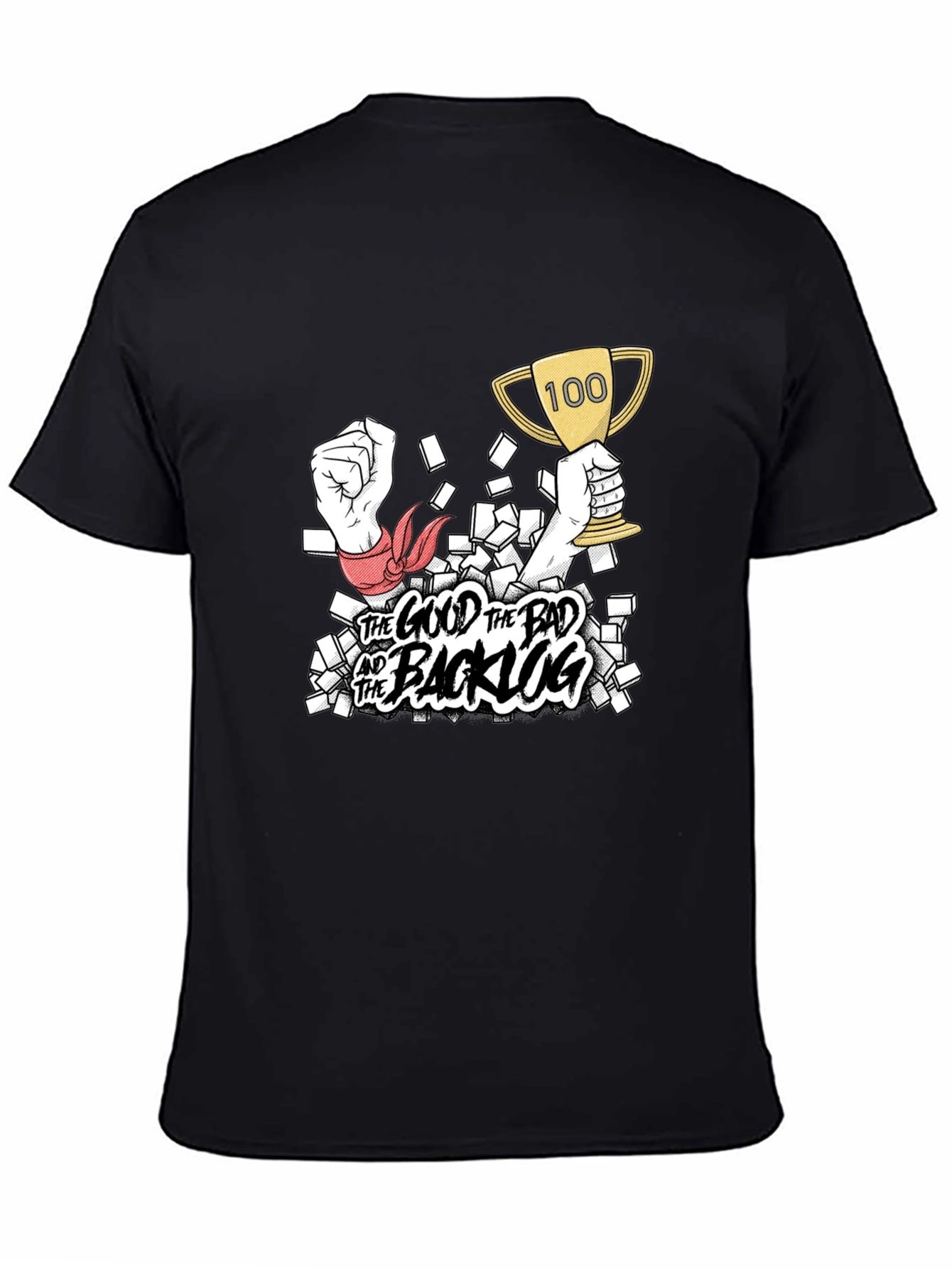 The Good The Bad and The Backlog Graphic Tee