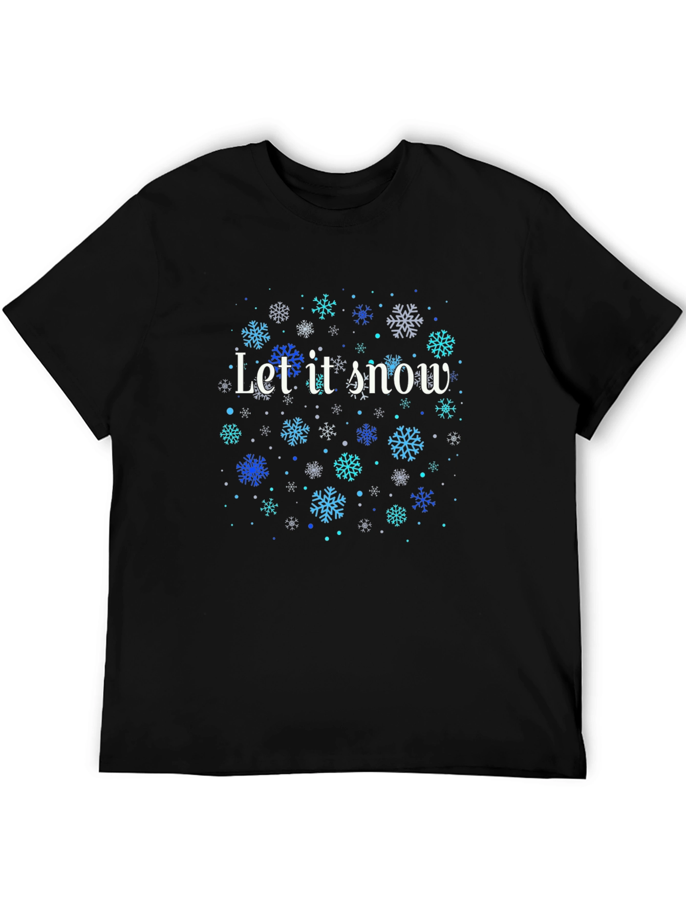 Let it Snow Snowflake Graphic Tee - Holiday Style