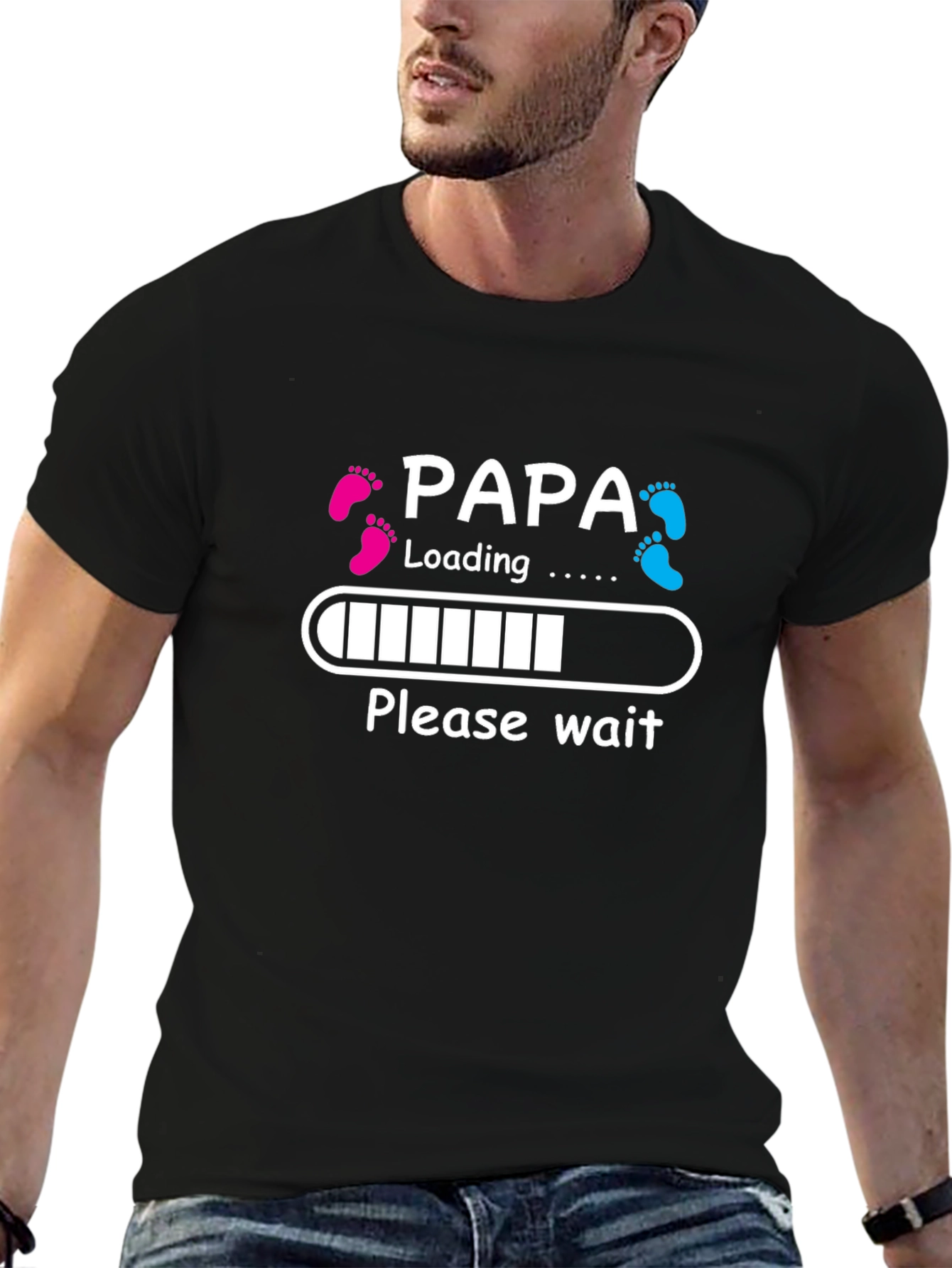 Papa Loading T-Shirt - Dad To Be