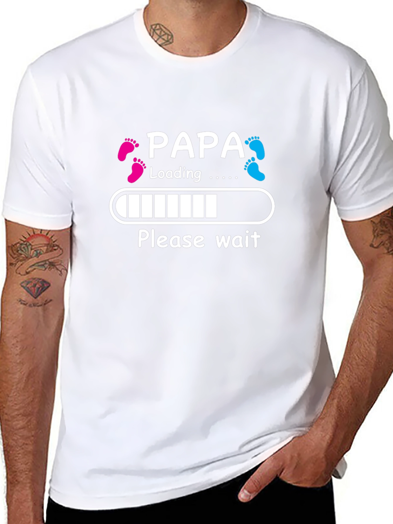Papa Loading T-Shirt - Dad To Be