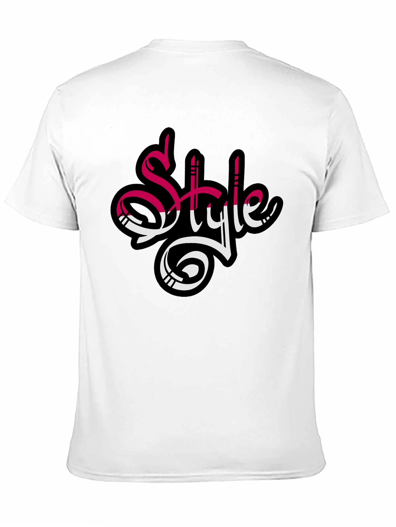 Stylish Mens Black Style Graphic T-Shirt