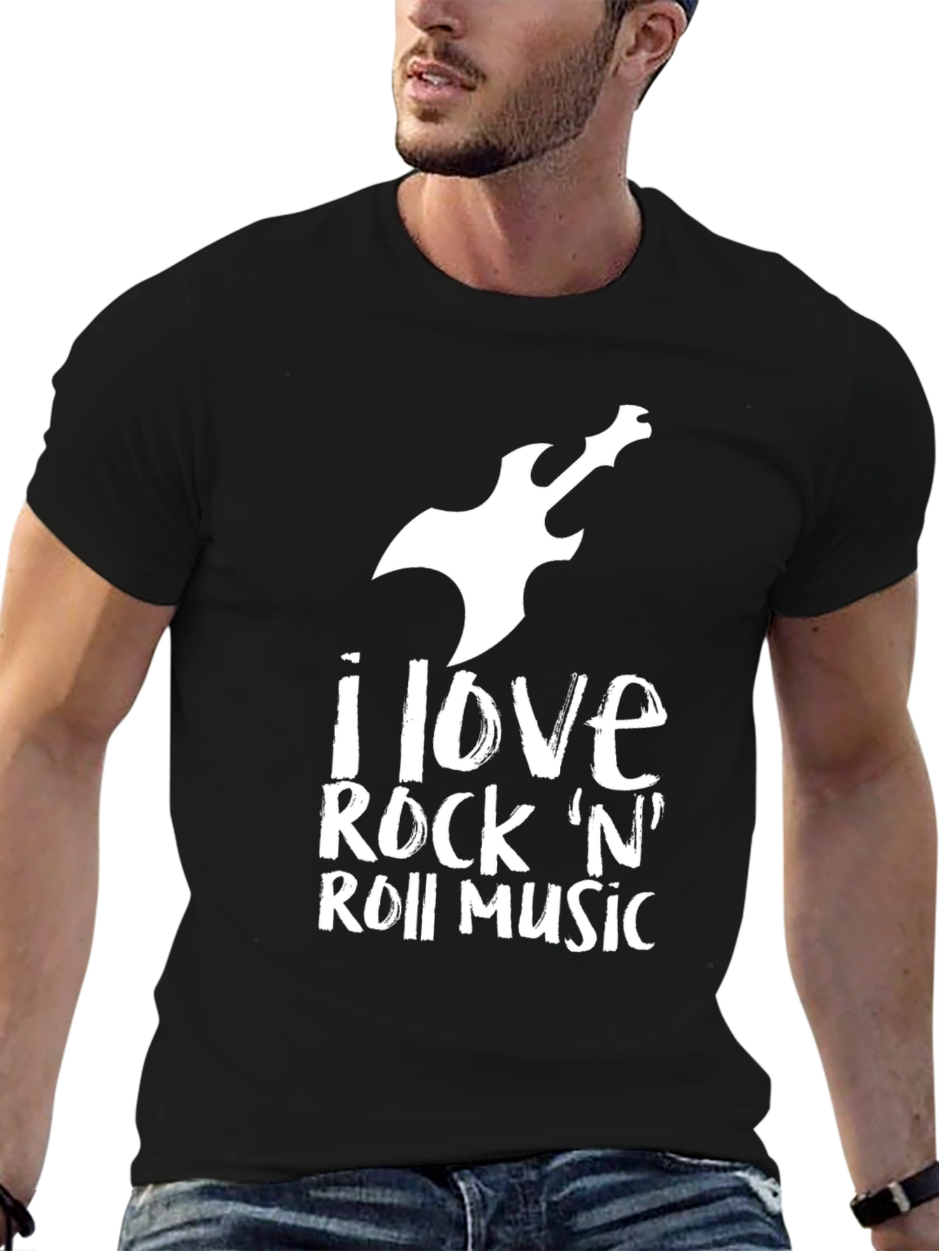 Rock N Roll Music Graphic Tee
