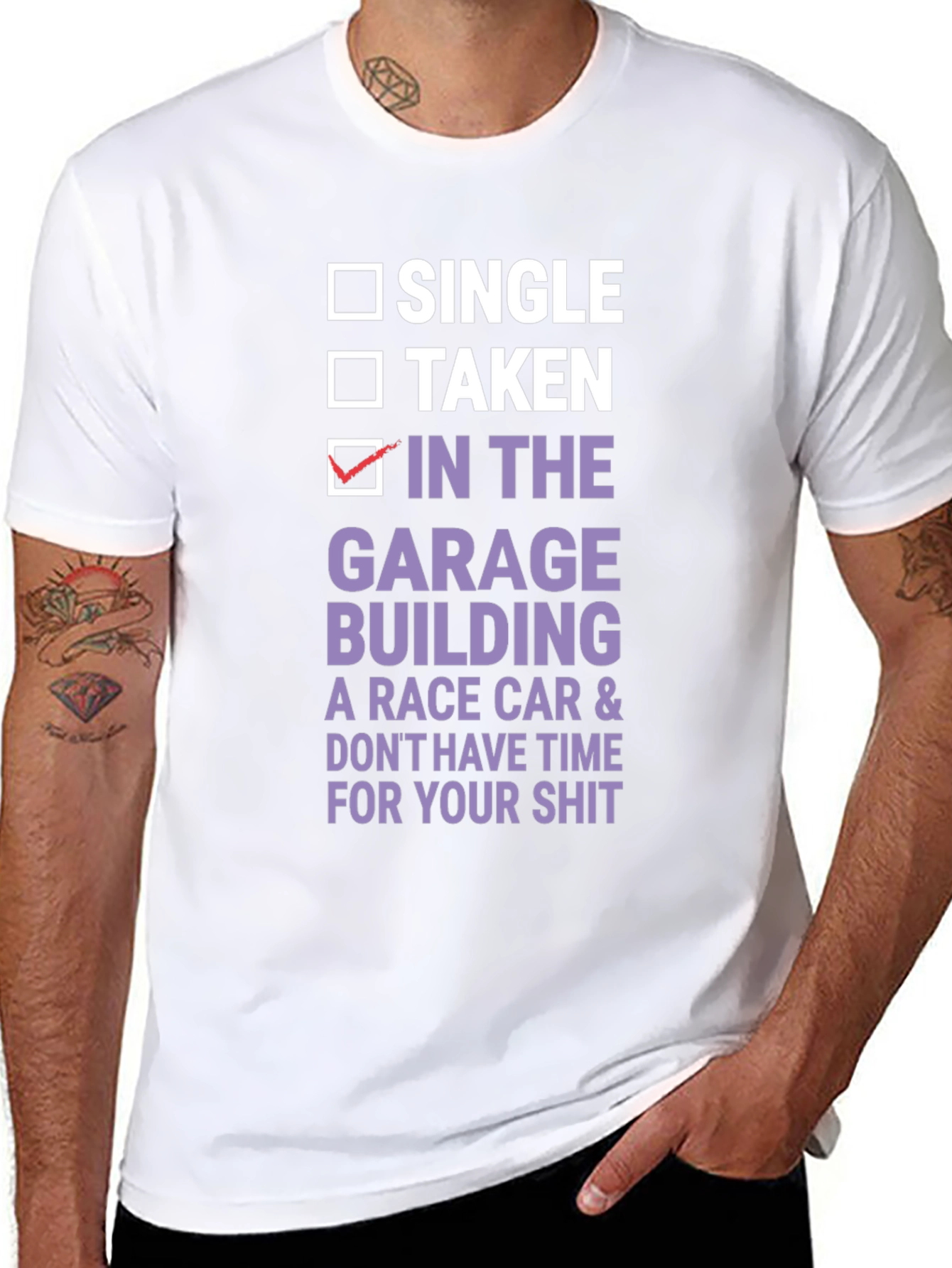 Garage Life T-Shirt - Racing Car Enthusiast Tee