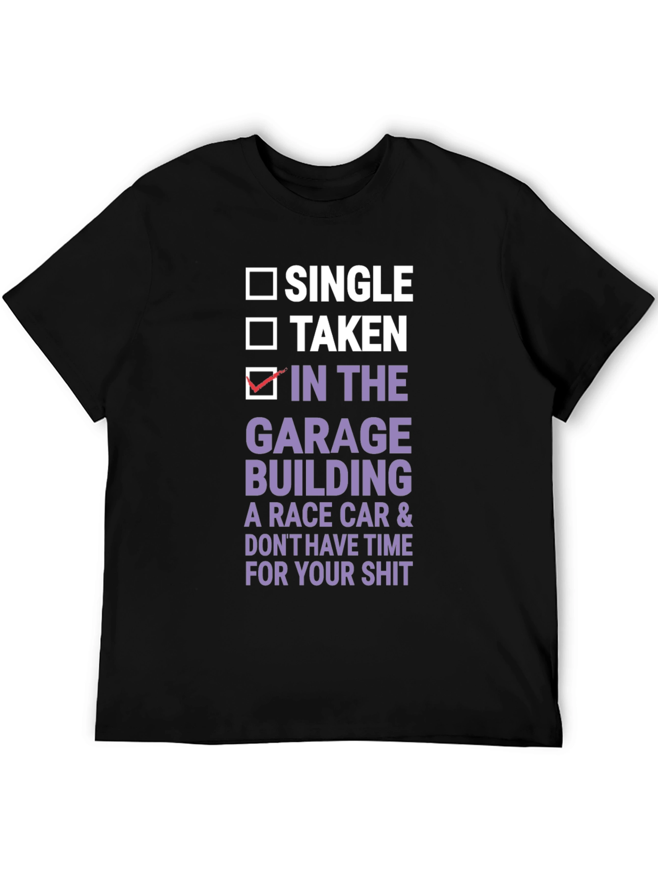 Garage Life T-Shirt - Racing Car Enthusiast Tee