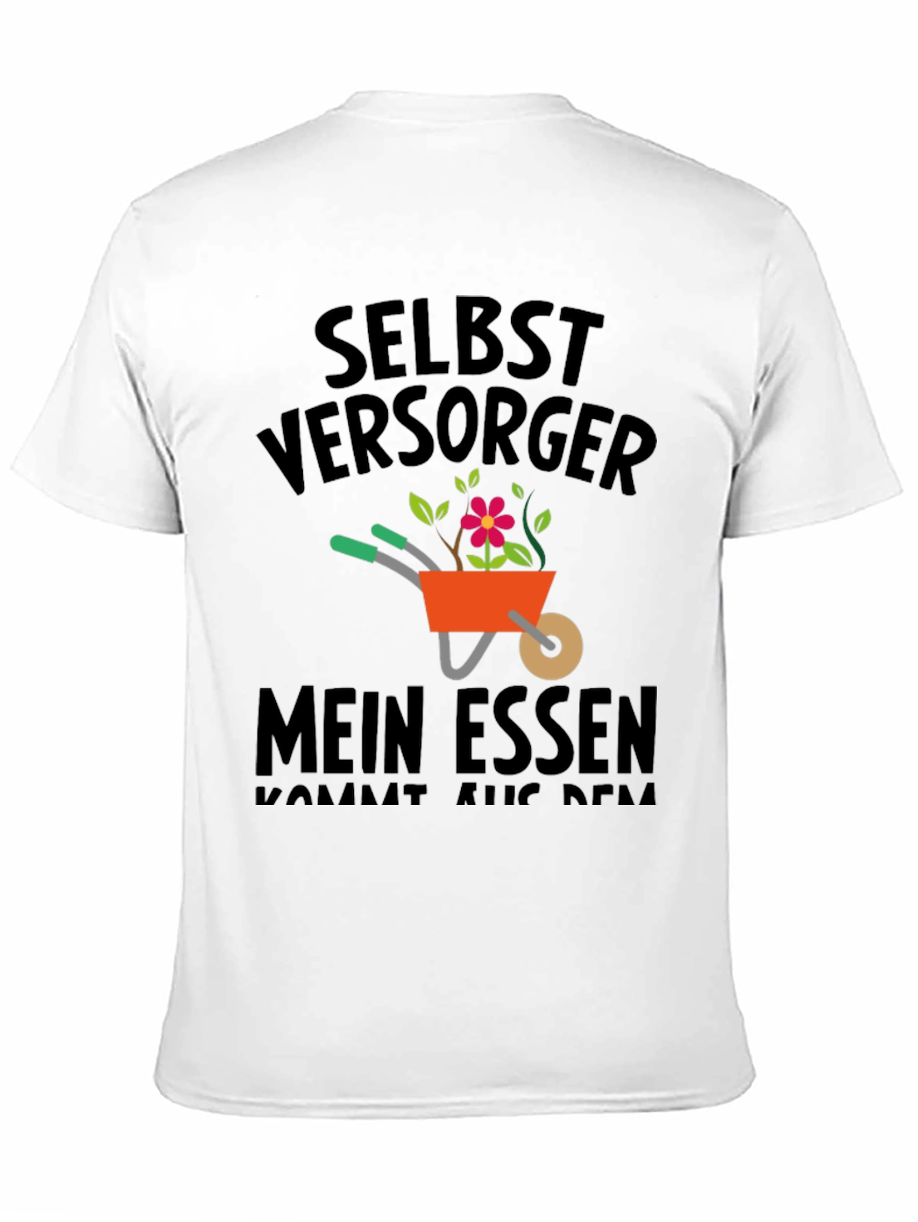 Self-Sufficient Gardeners Black Tee