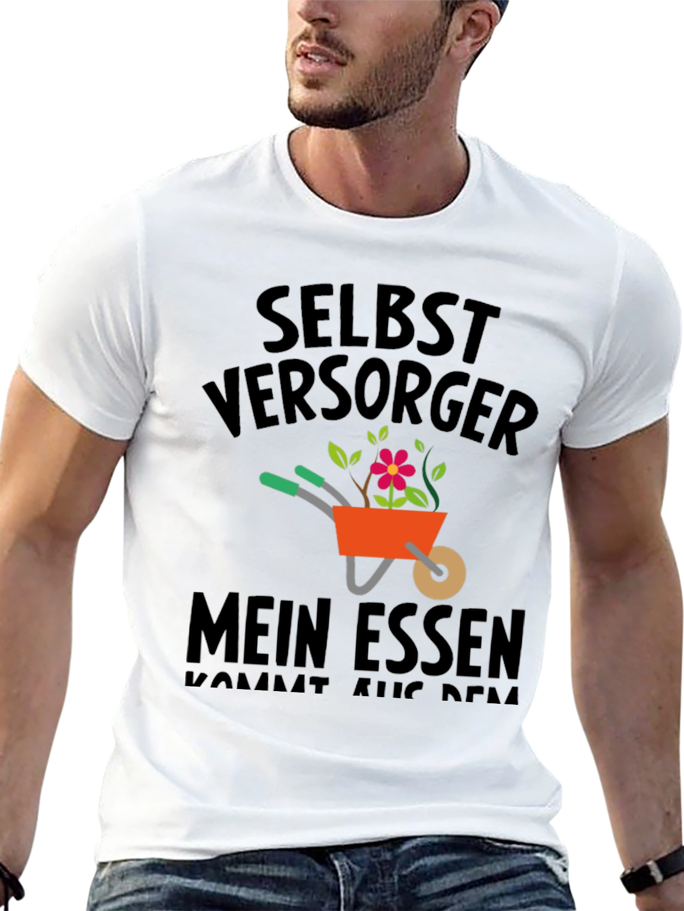 Self-Sufficient Gardeners Black Tee