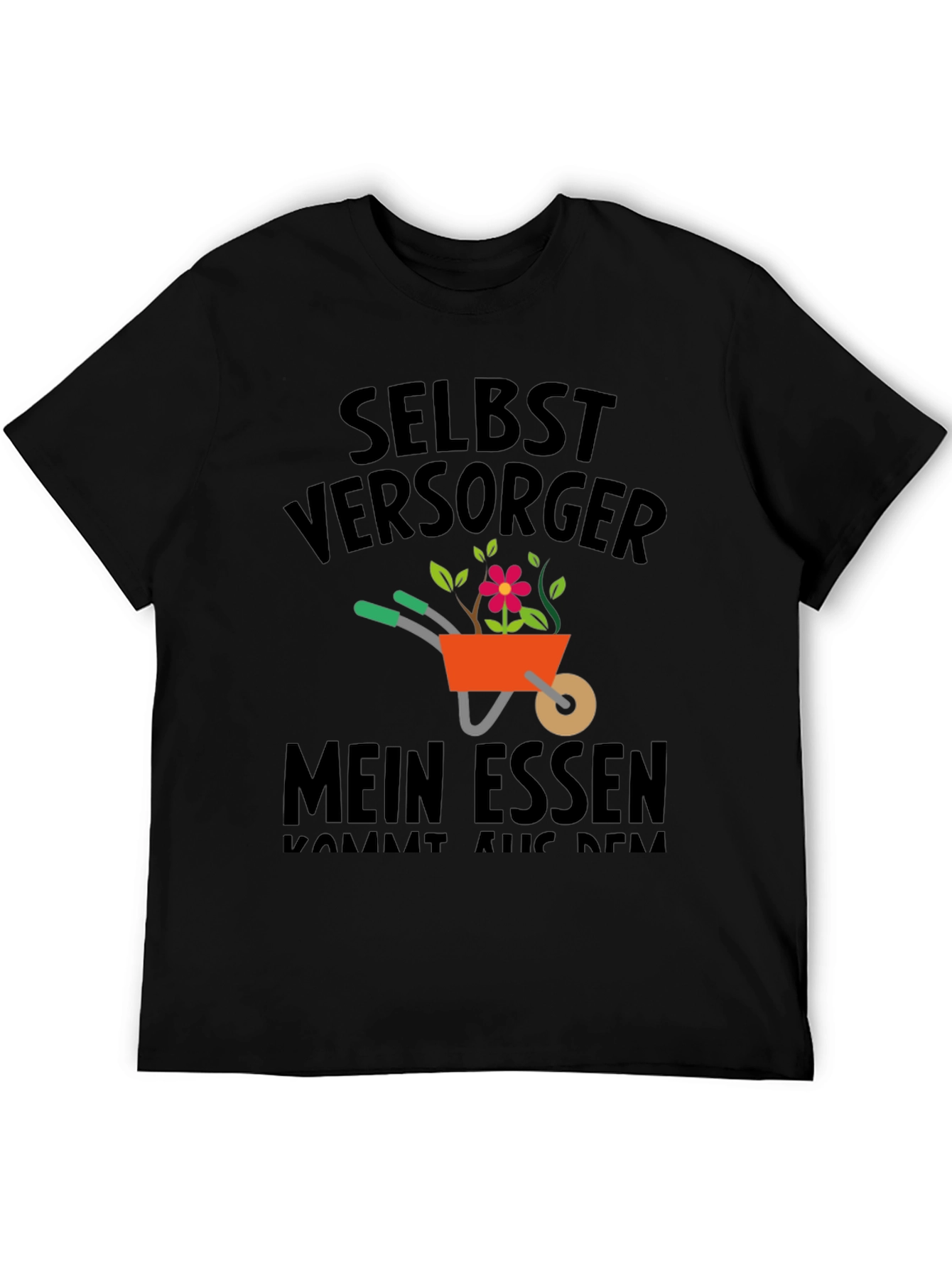 Self-Sufficient Gardeners Black Tee