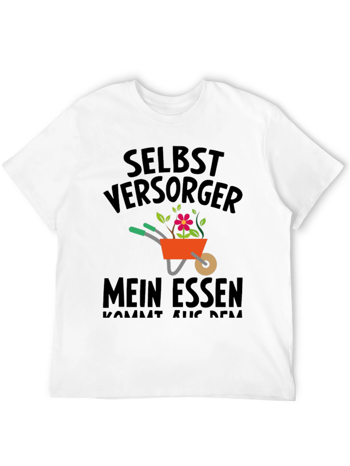 Self-Sufficient Gardeners Black Tee