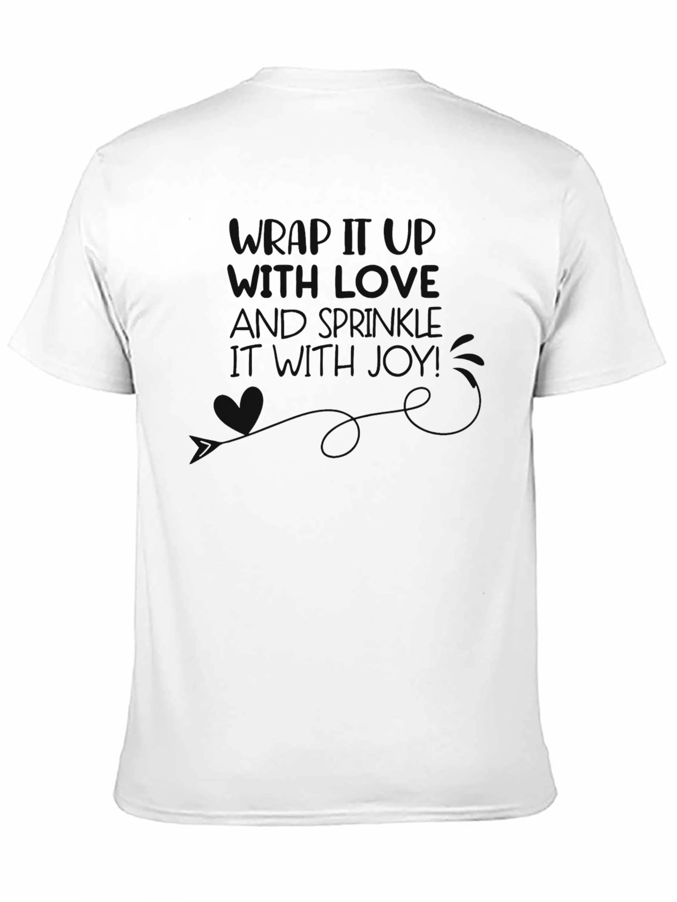 Wrap It Up T-Shirt - Festive Holiday Joy Tee