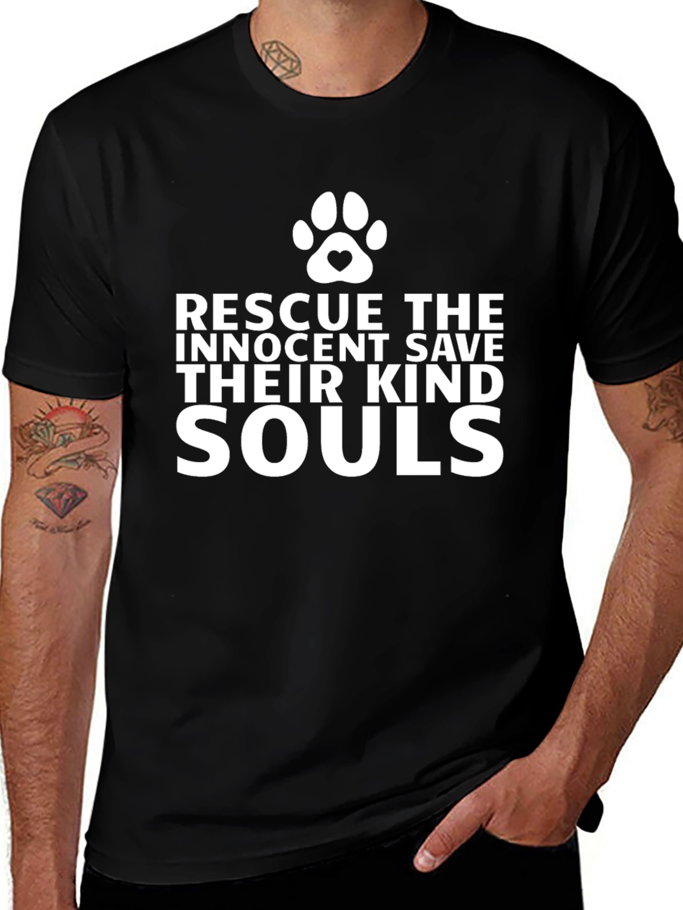 Rescue Their Kind Souls T-Shirt - Animal Lover Tee