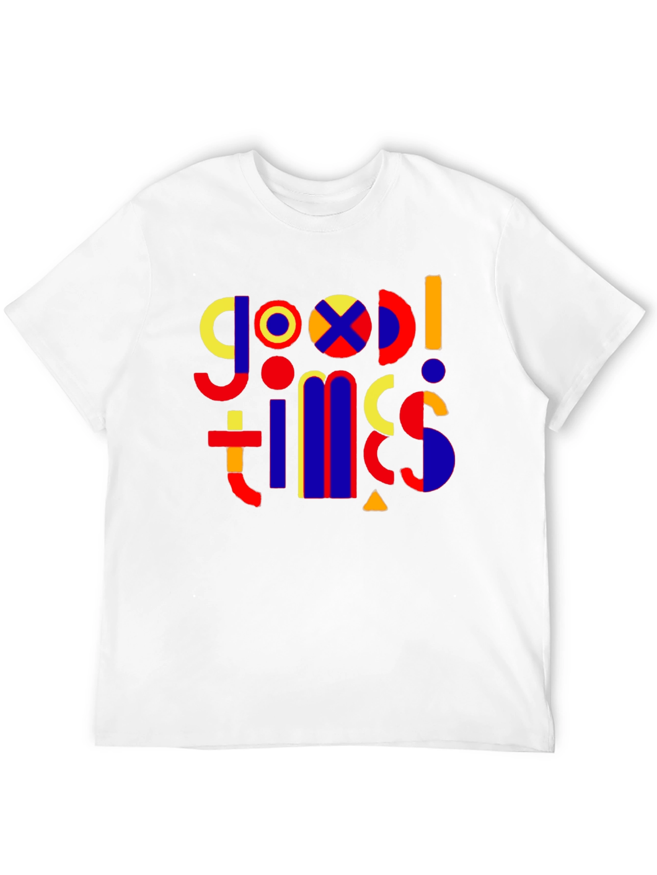 Good Times Graphic Print Black T-Shirt