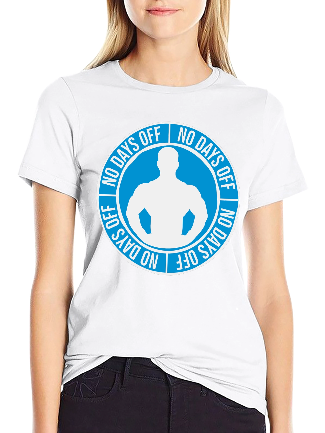No Days Off Graphic T-Shirt - Gym Motivation