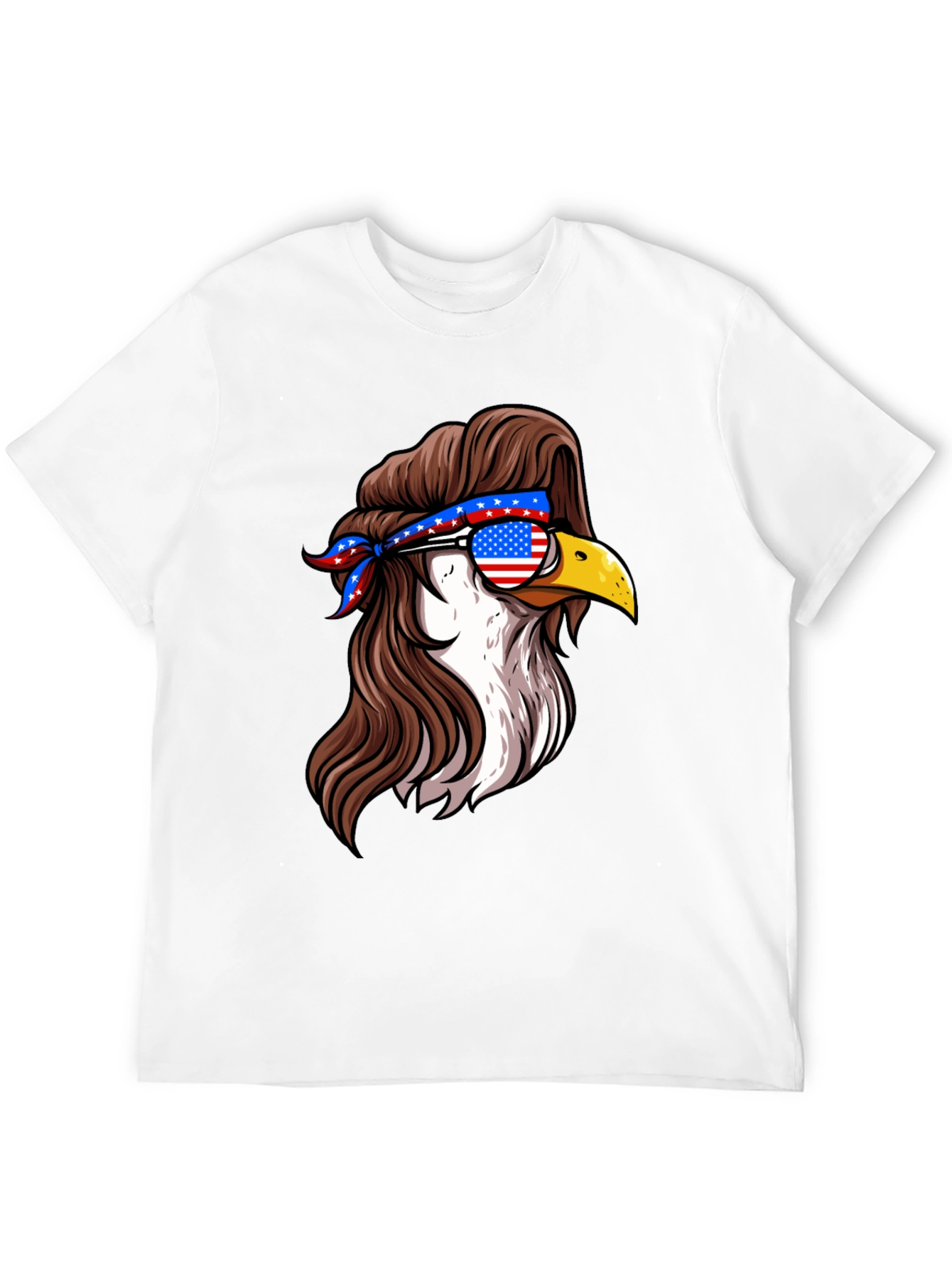 American Eagle Mullet T-Shirt - Patriotic Style
