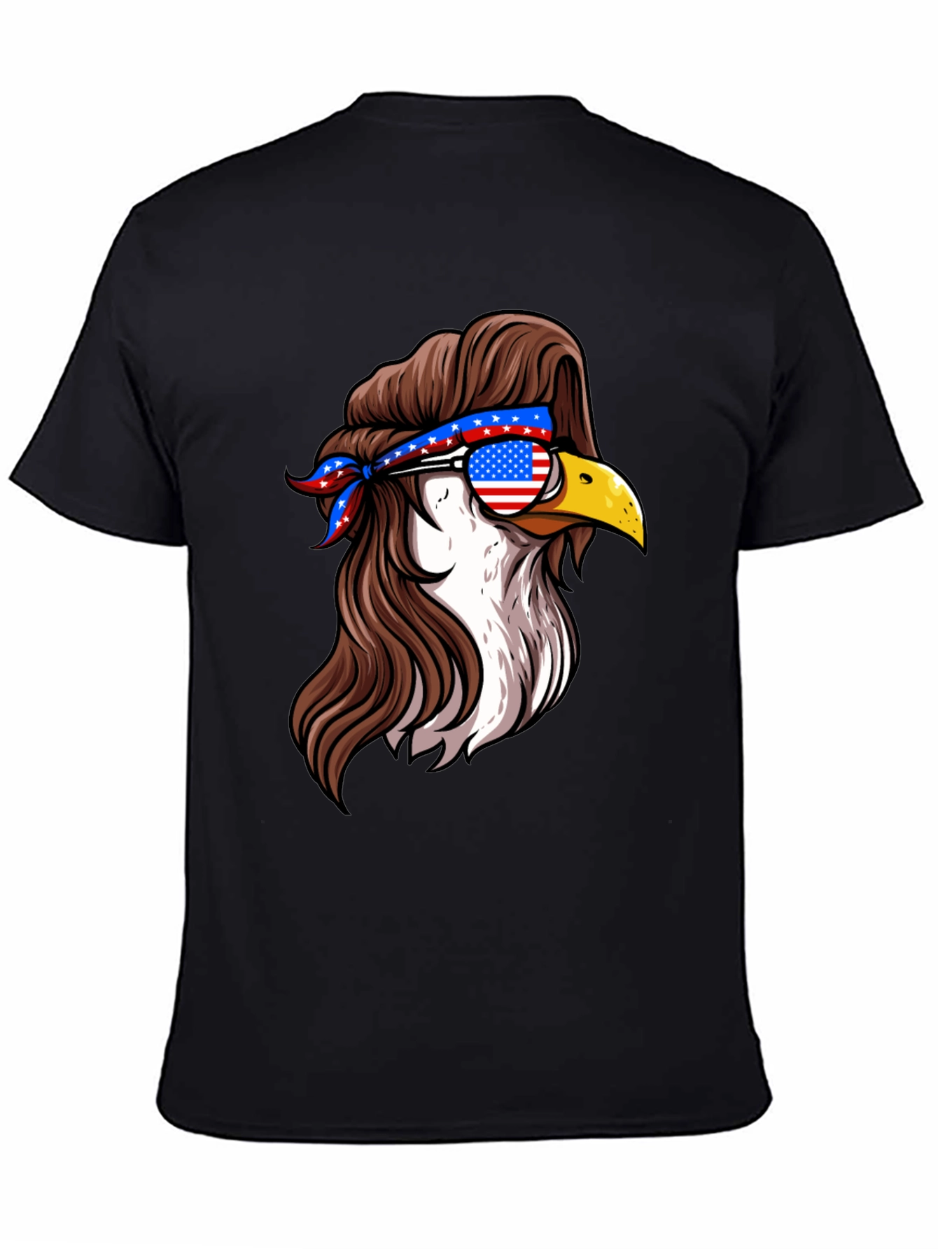 American Eagle Mullet T-Shirt - Patriotic Style