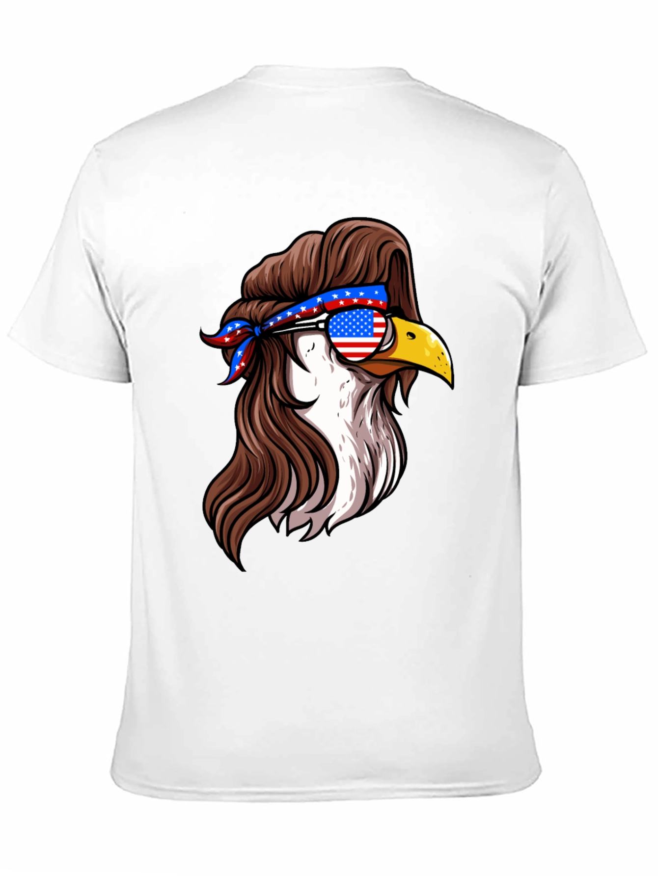 American Eagle Mullet T-Shirt - Patriotic Style
