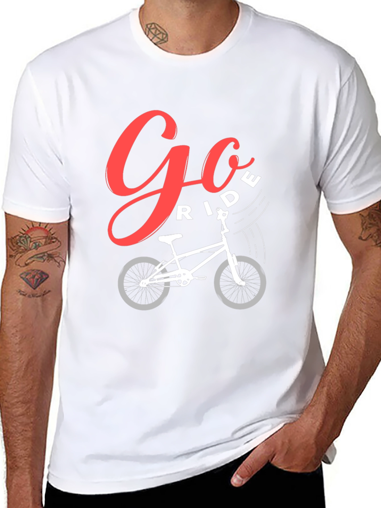 Go Ride T-Shirt - Bike Graphic Tee