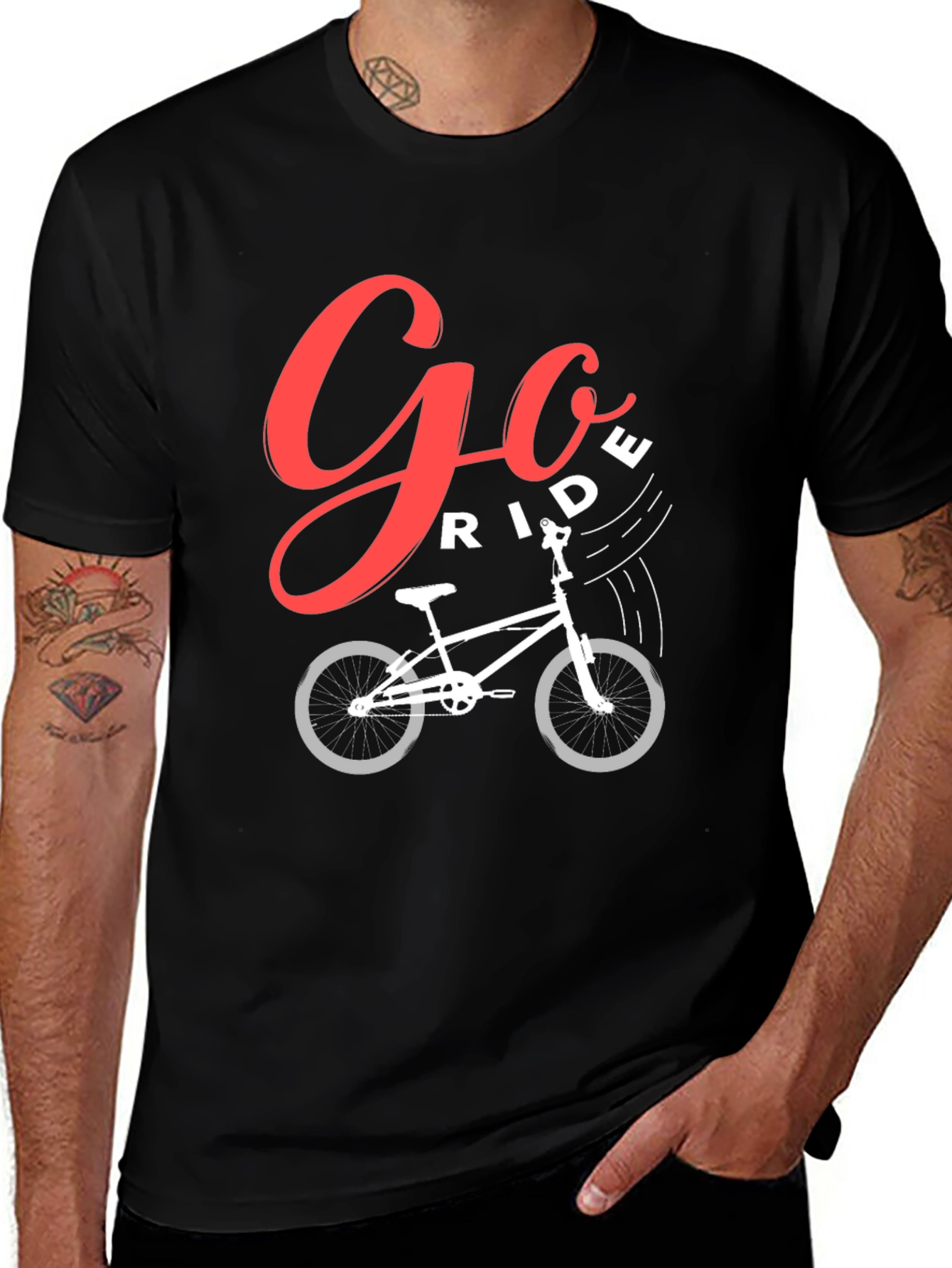 Go Ride T-Shirt - Bike Graphic Tee