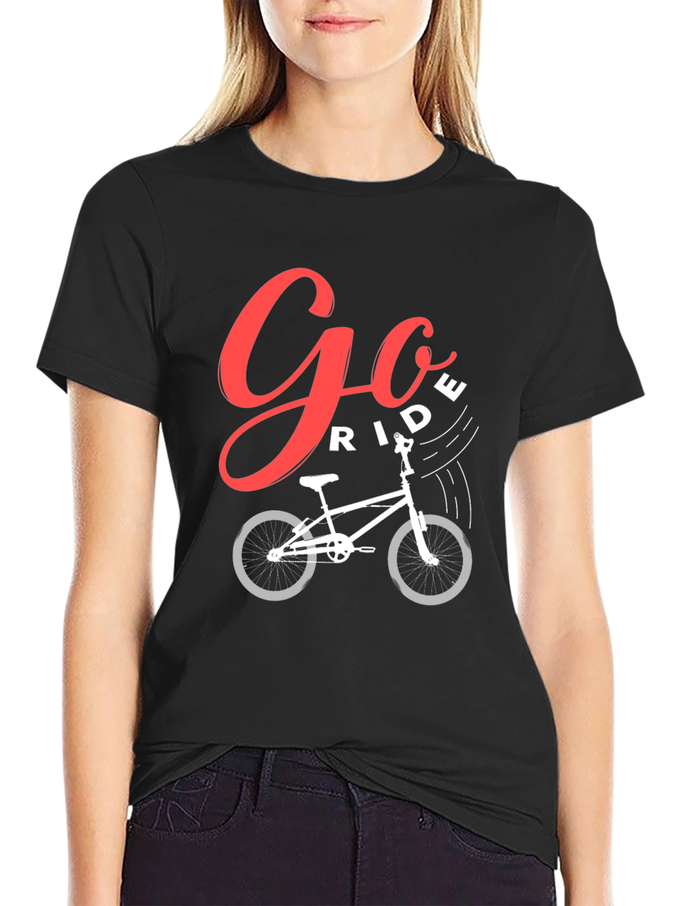Go Ride T-Shirt - Bike Graphic Tee
