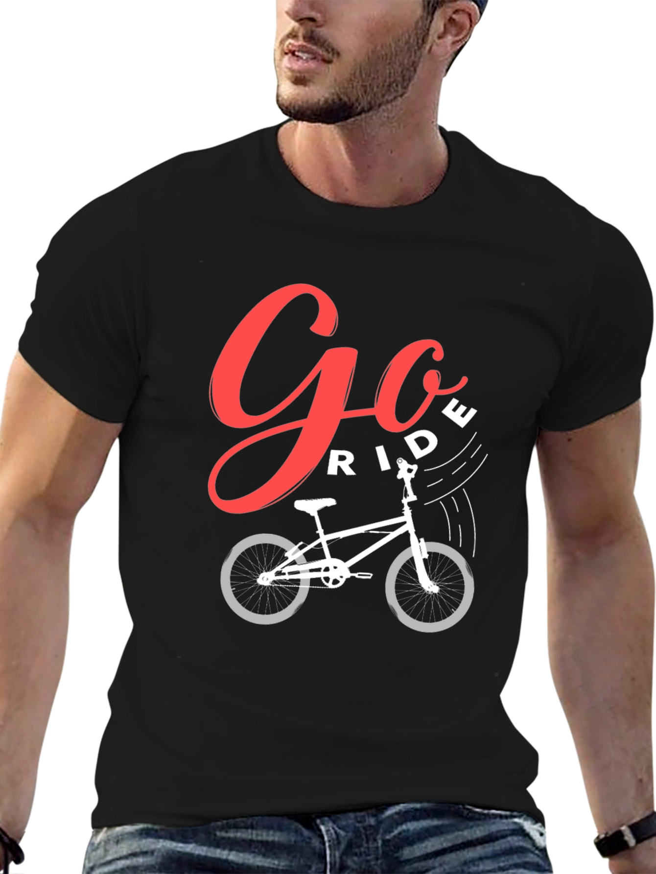 Go Ride T-Shirt - Bike Graphic Tee