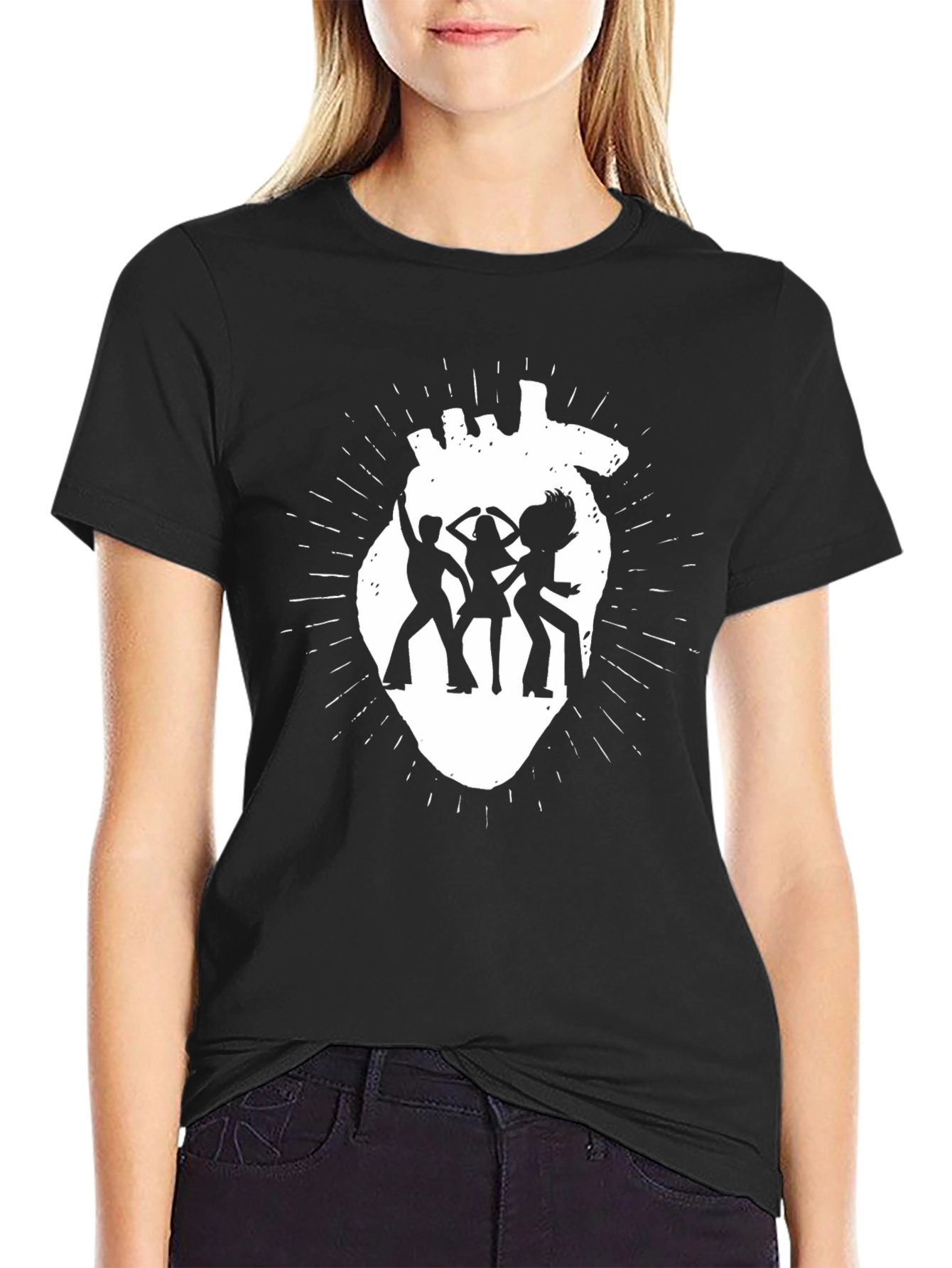 Retro Disco Heartbeat T-Shirt