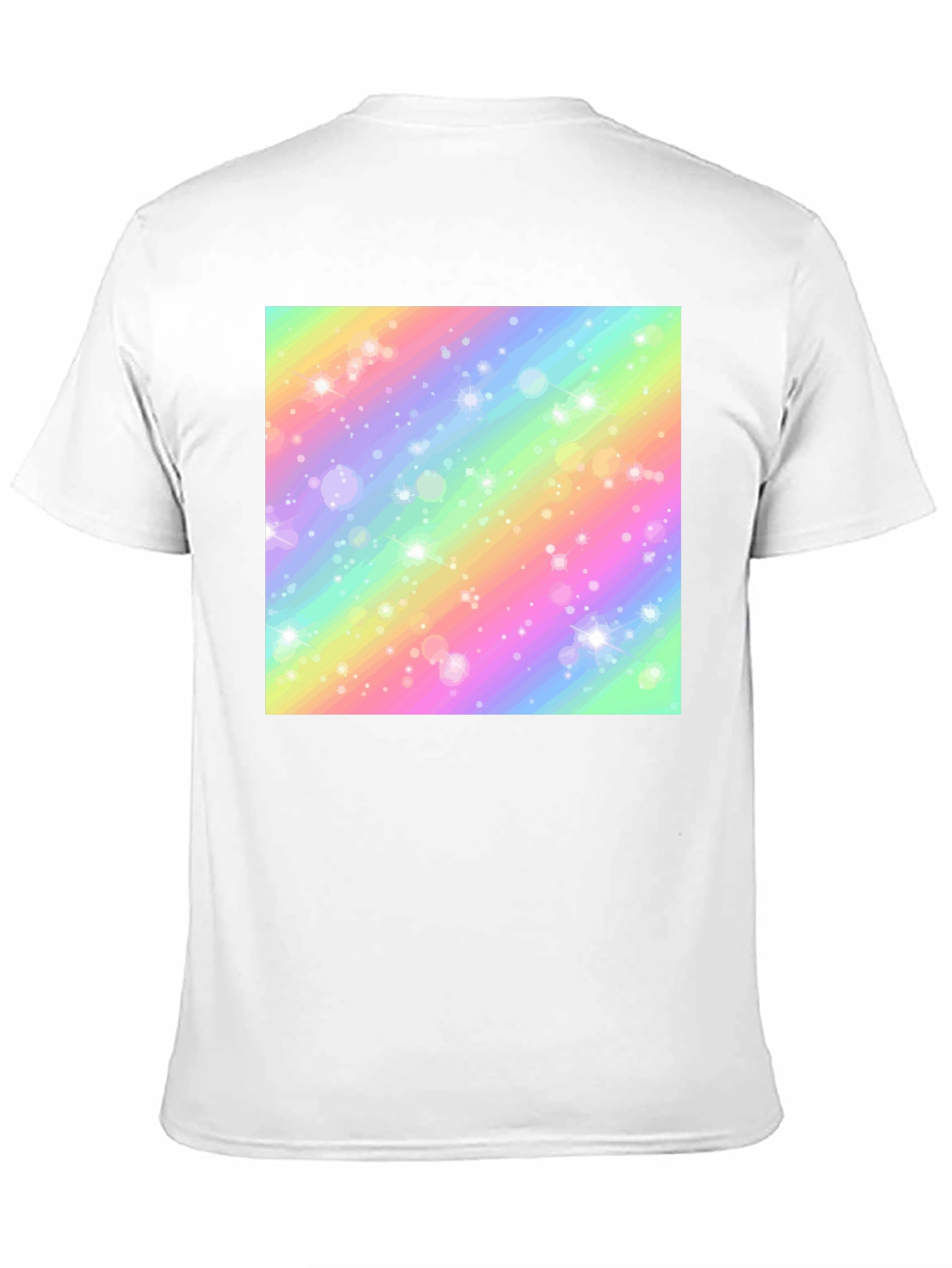 Rainbow Sparkle Graphic Tee - Stylish and Fun!