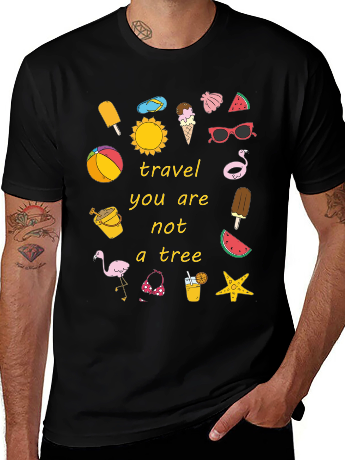 Travel You Are Not A Tree Tee
