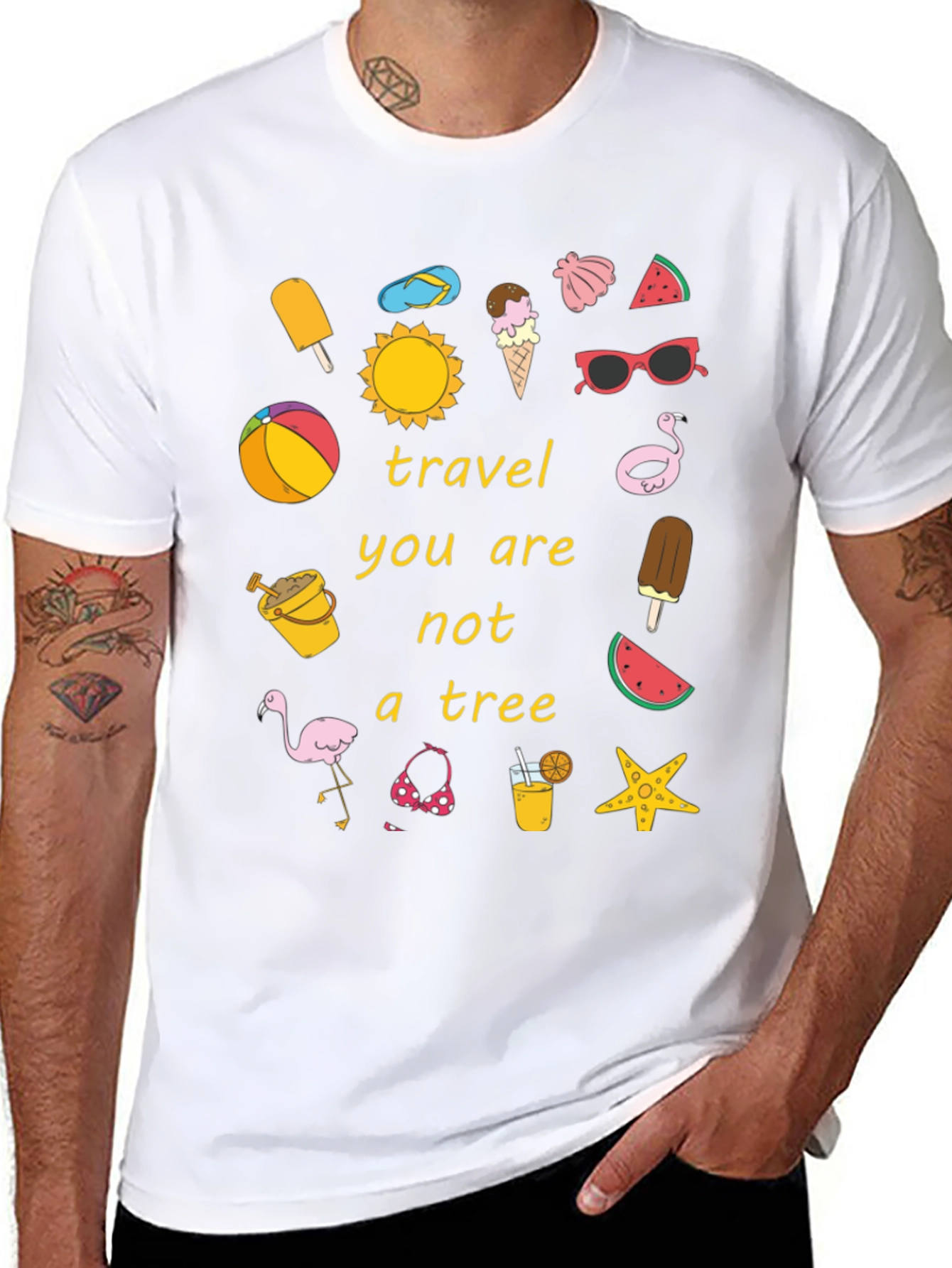 Travel You Are Not A Tree Tee