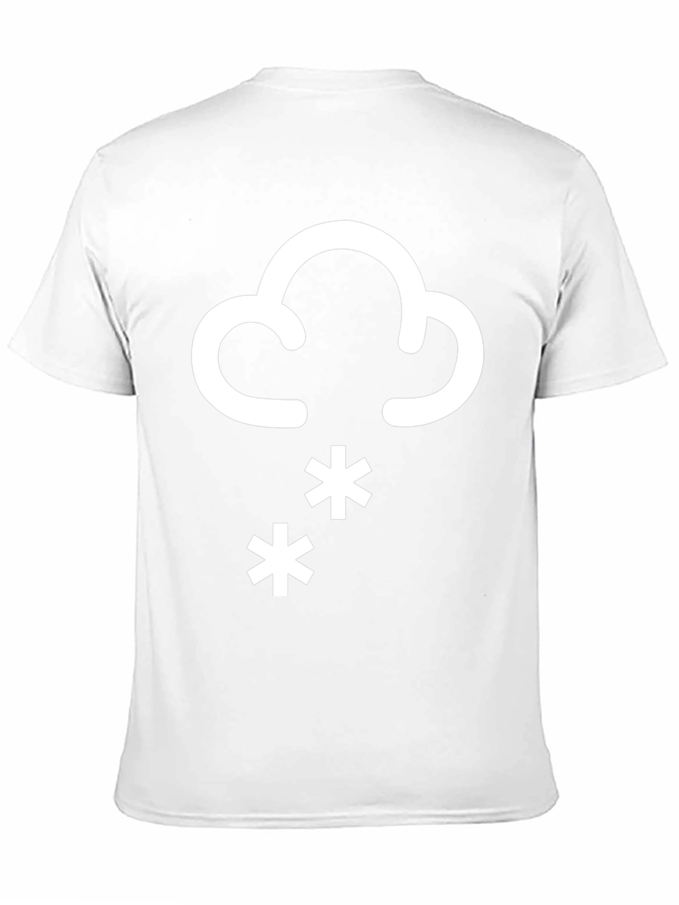 Snow Day Graphic T-Shirt - Black Cotton Tee
