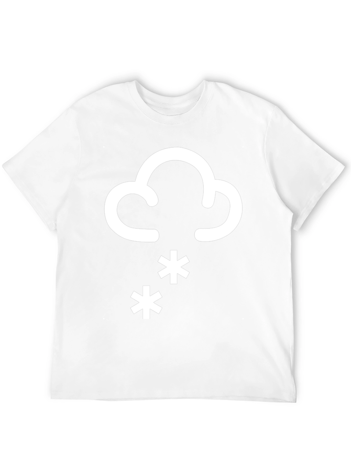 Snow Day Graphic T-Shirt - Black Cotton Tee