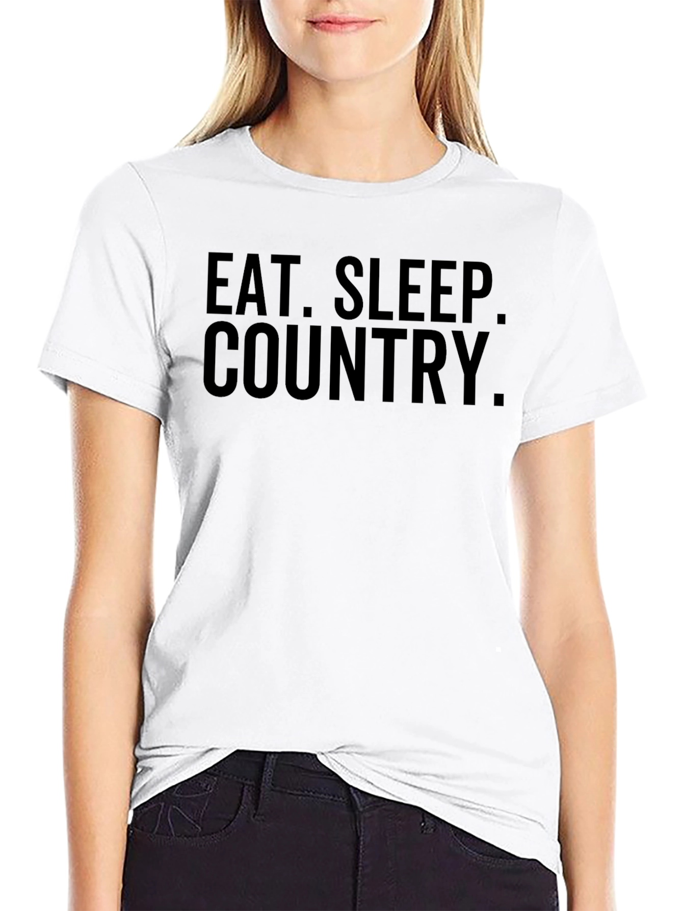 Eat Sleep Country Graphic T-Shirt