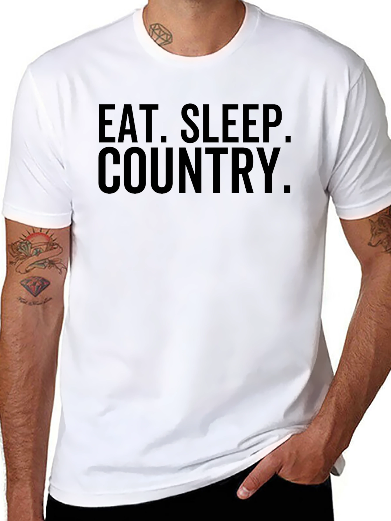 Eat Sleep Country Graphic T-Shirt
