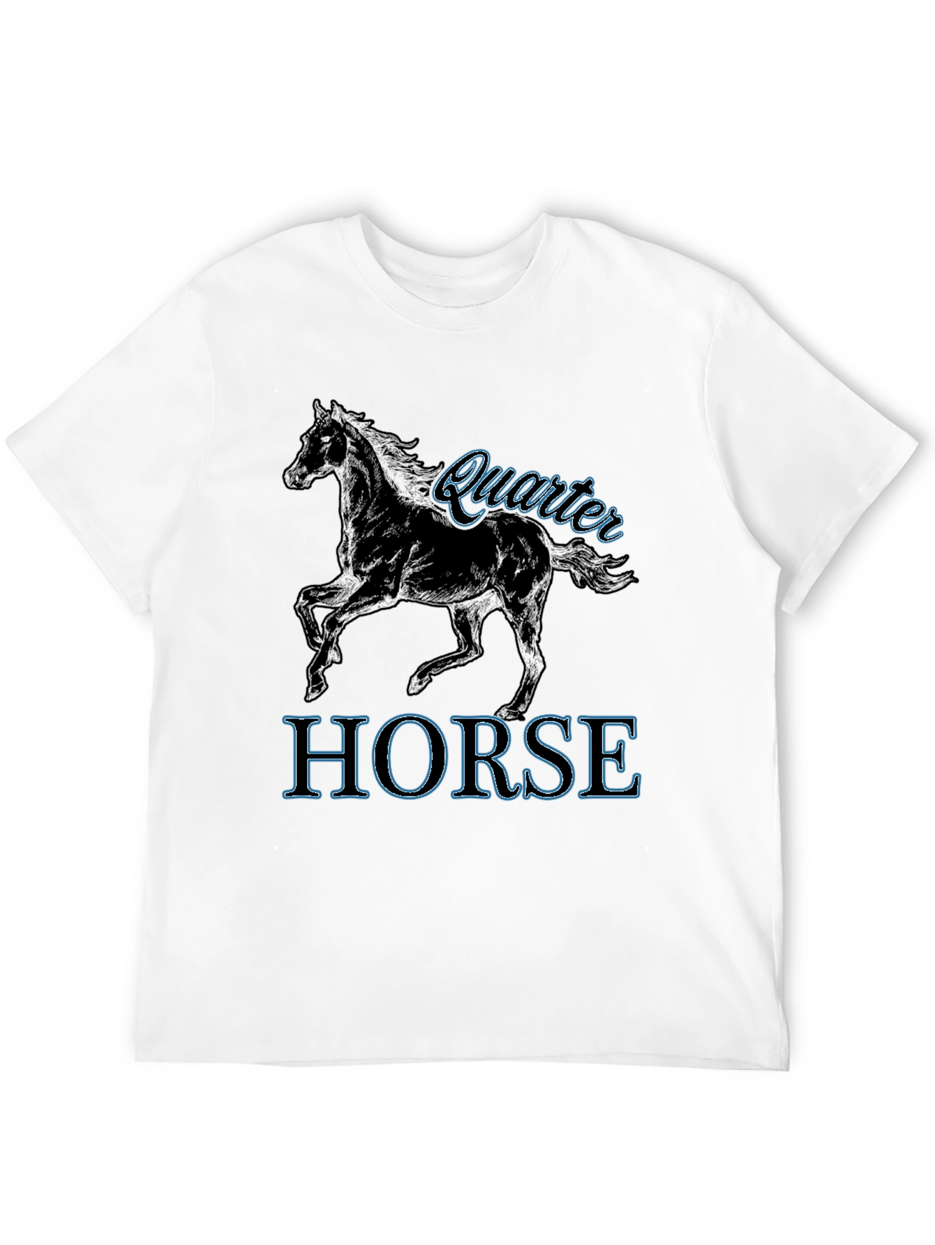 Quarter Horse Graphic Tee - Black Unisex T-Shirt