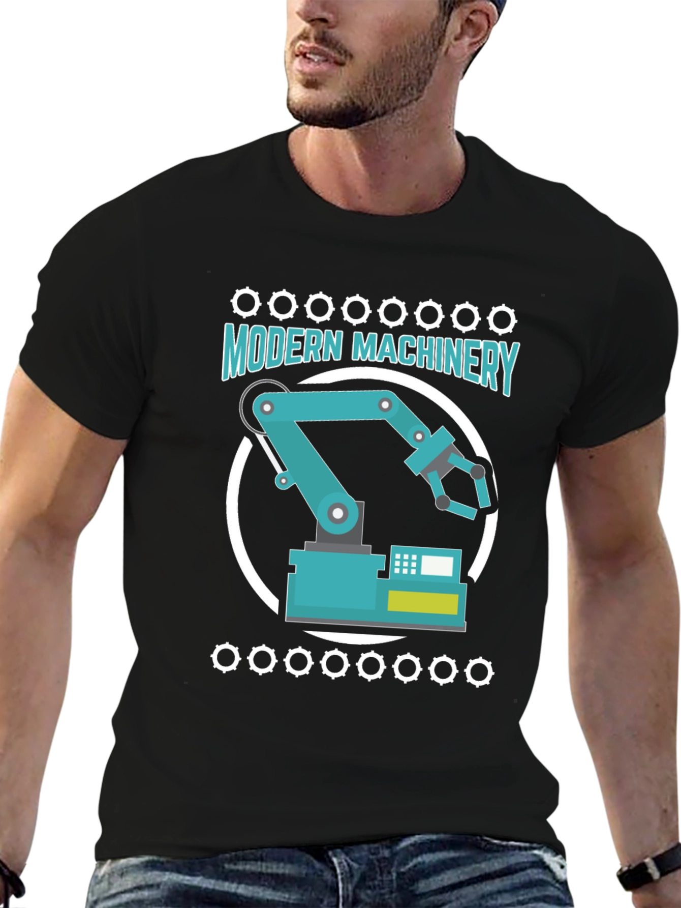 Modern Machinery Graphic T-Shirt