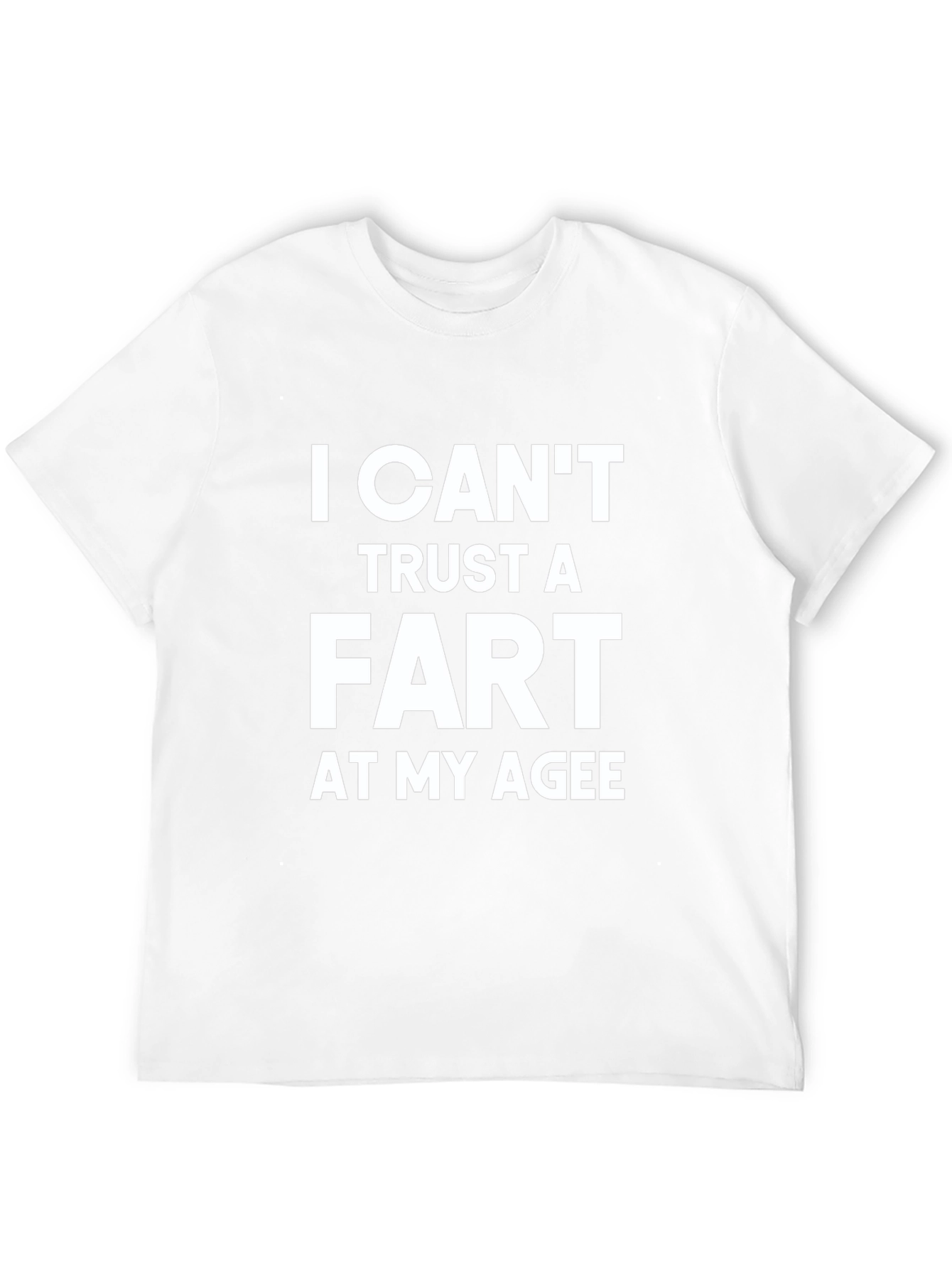 Funny Mens Black T-Shirt - Fart Joke