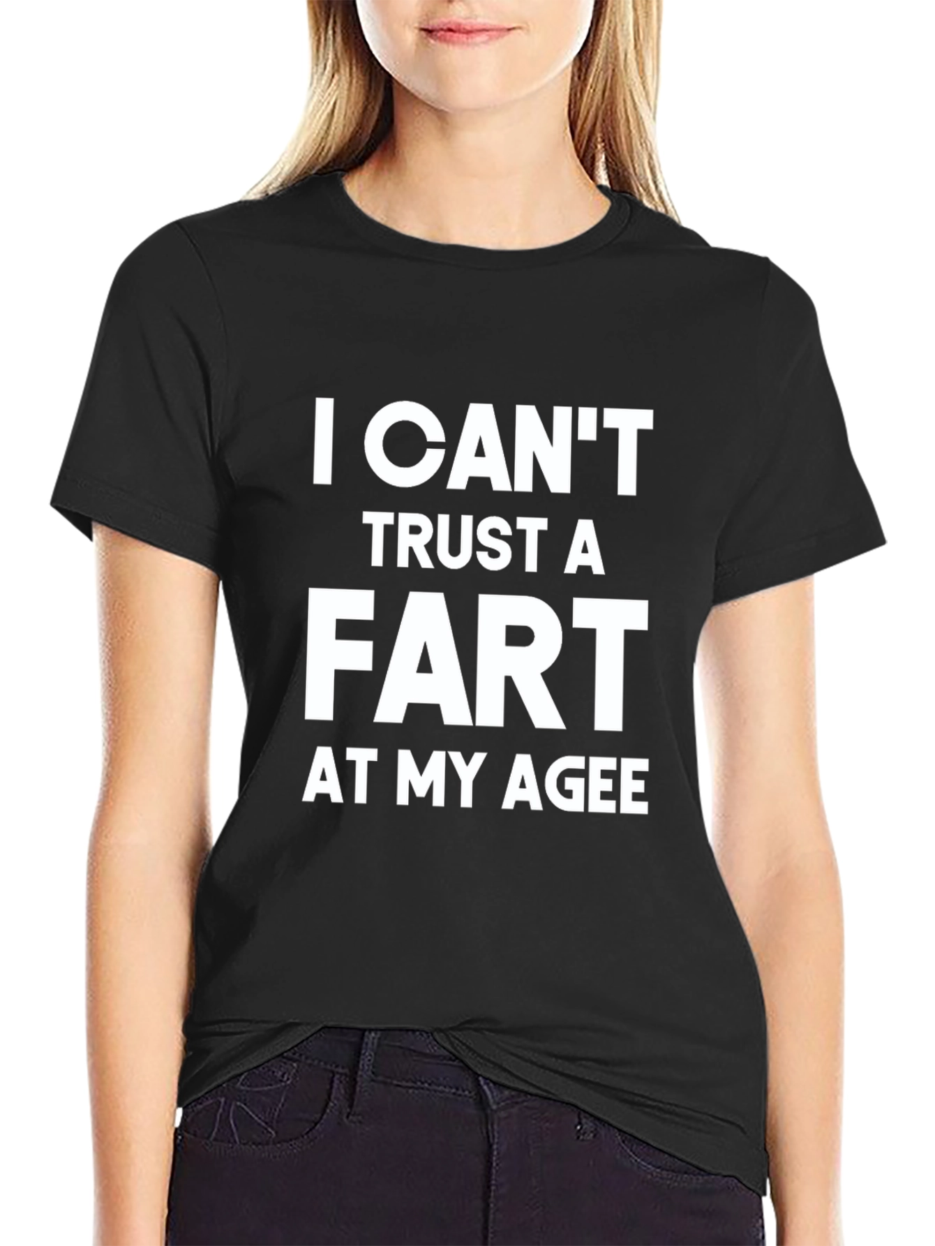 Funny Mens Black T-Shirt - Fart Joke
