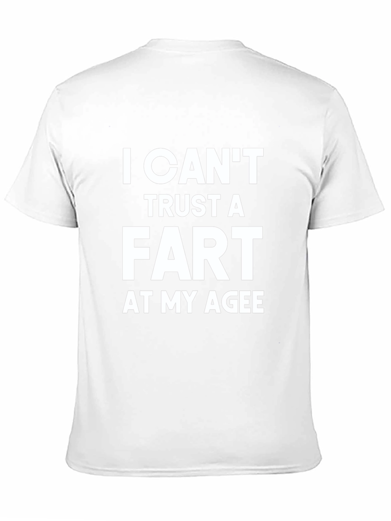 Funny Mens Black T-Shirt - Fart Joke