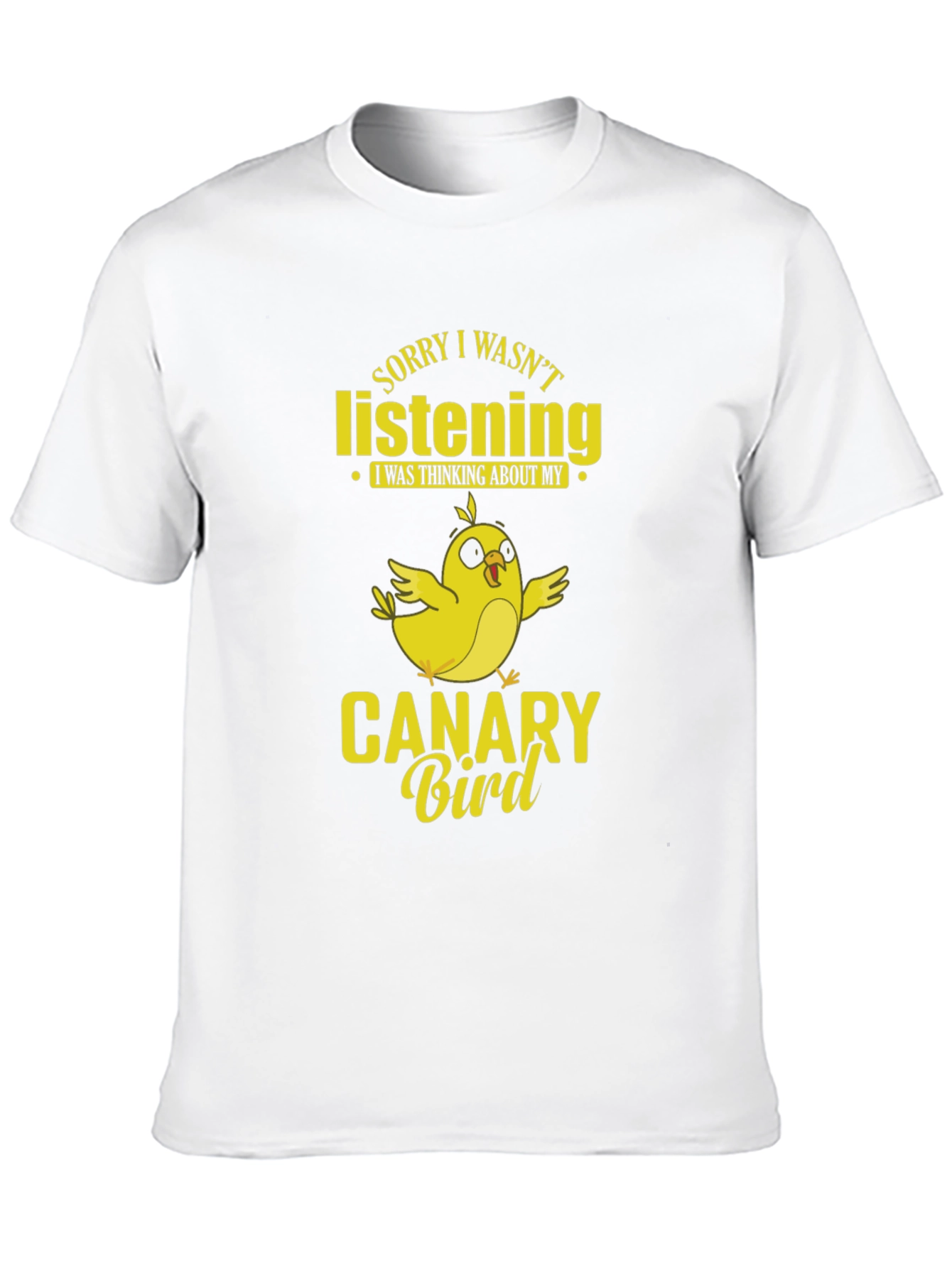 Canary Bird T-Shirt Funny Bird Lover Tee