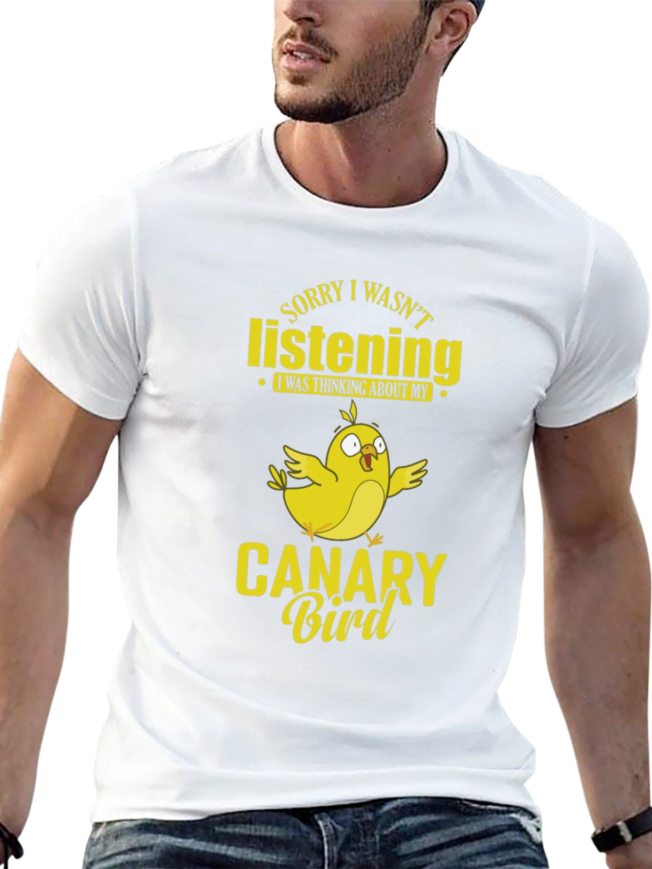 Canary Bird T-Shirt Funny Bird Lover Tee