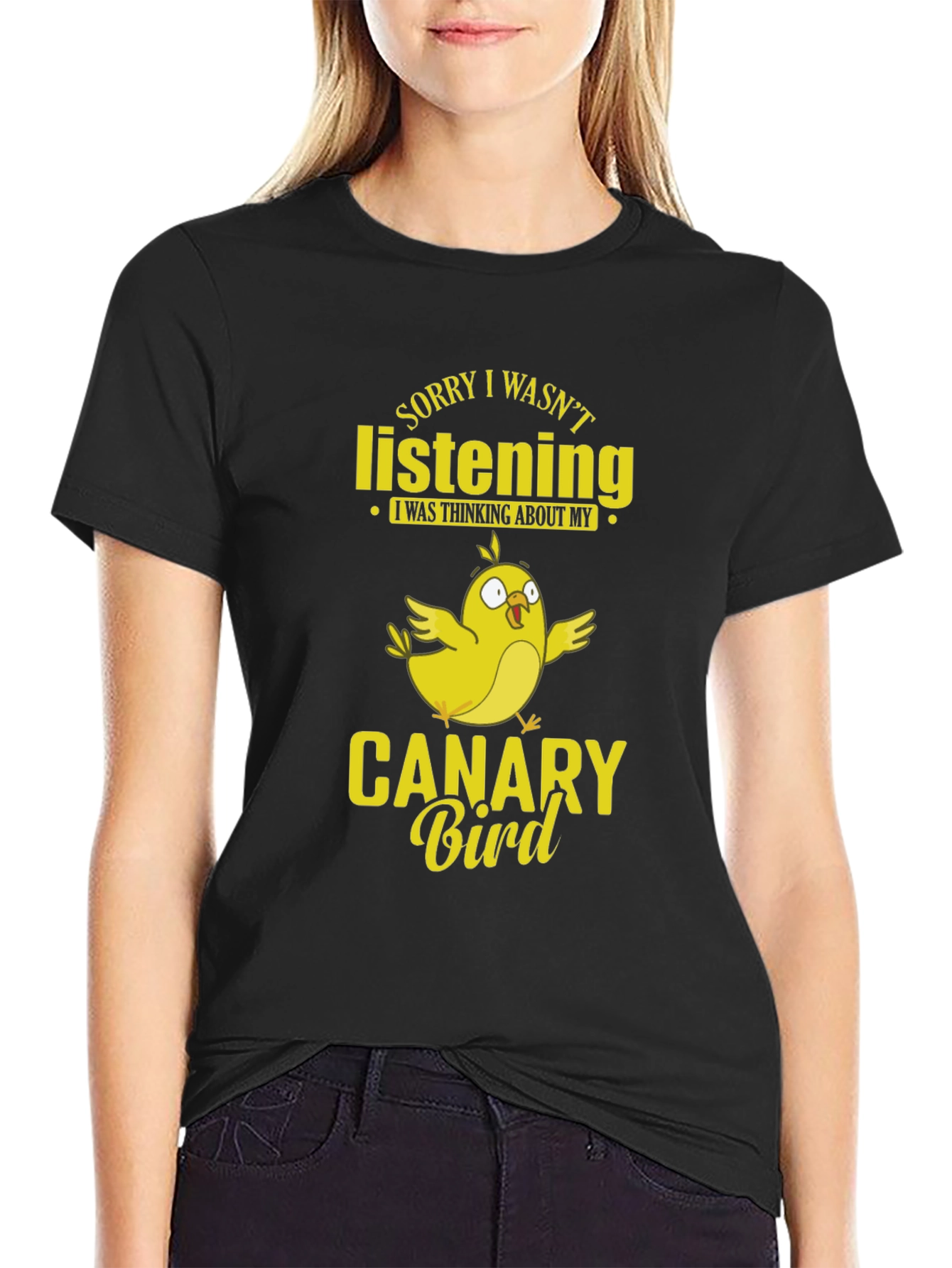 Canary Bird T-Shirt Funny Bird Lover Tee