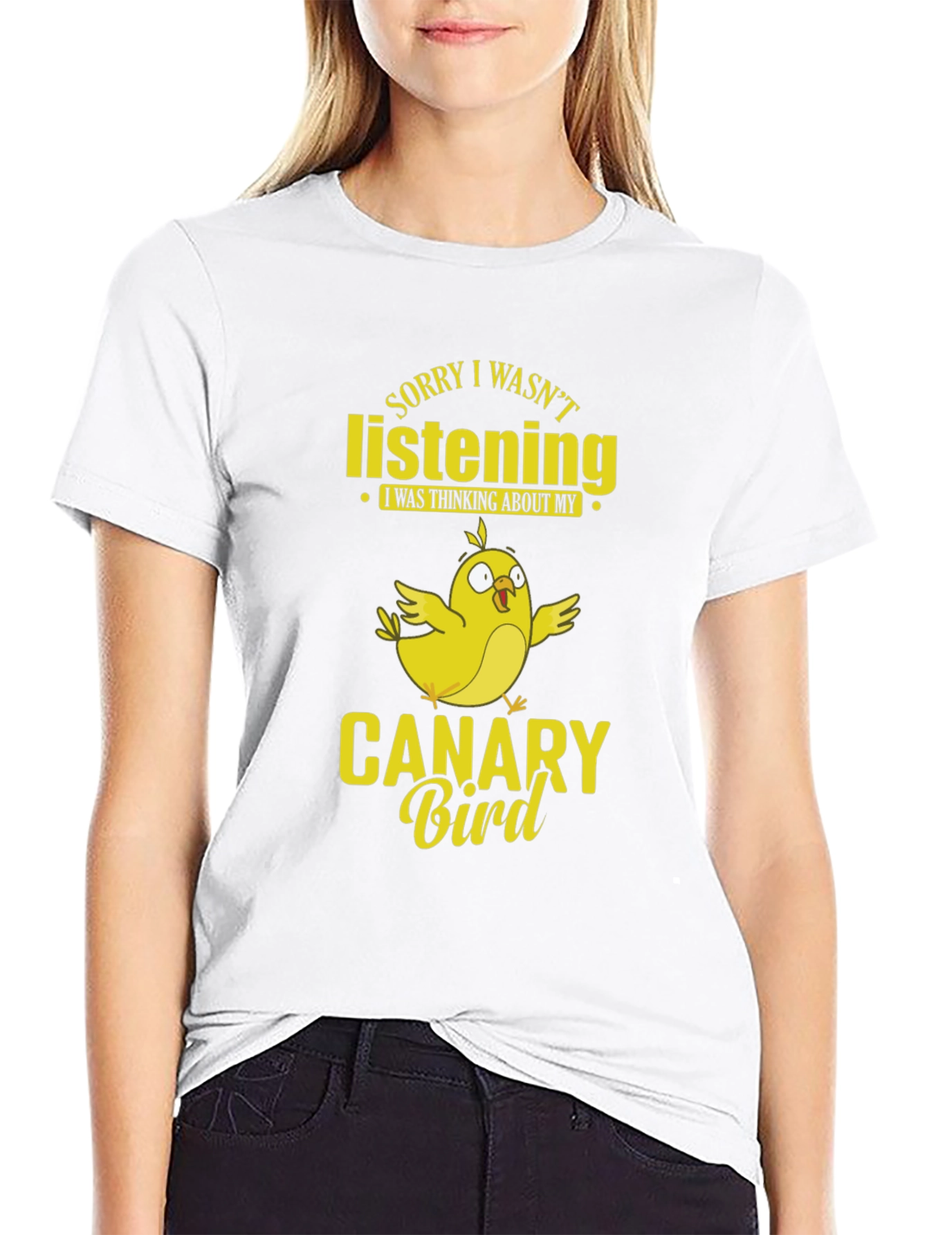 Canary Bird T-Shirt Funny Bird Lover Tee